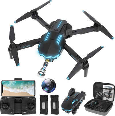 ZWOOS Drohne (720, 720P Kamera FPV Übertragung RC Quadrocopter mit 10 Minuten Flugzeit)