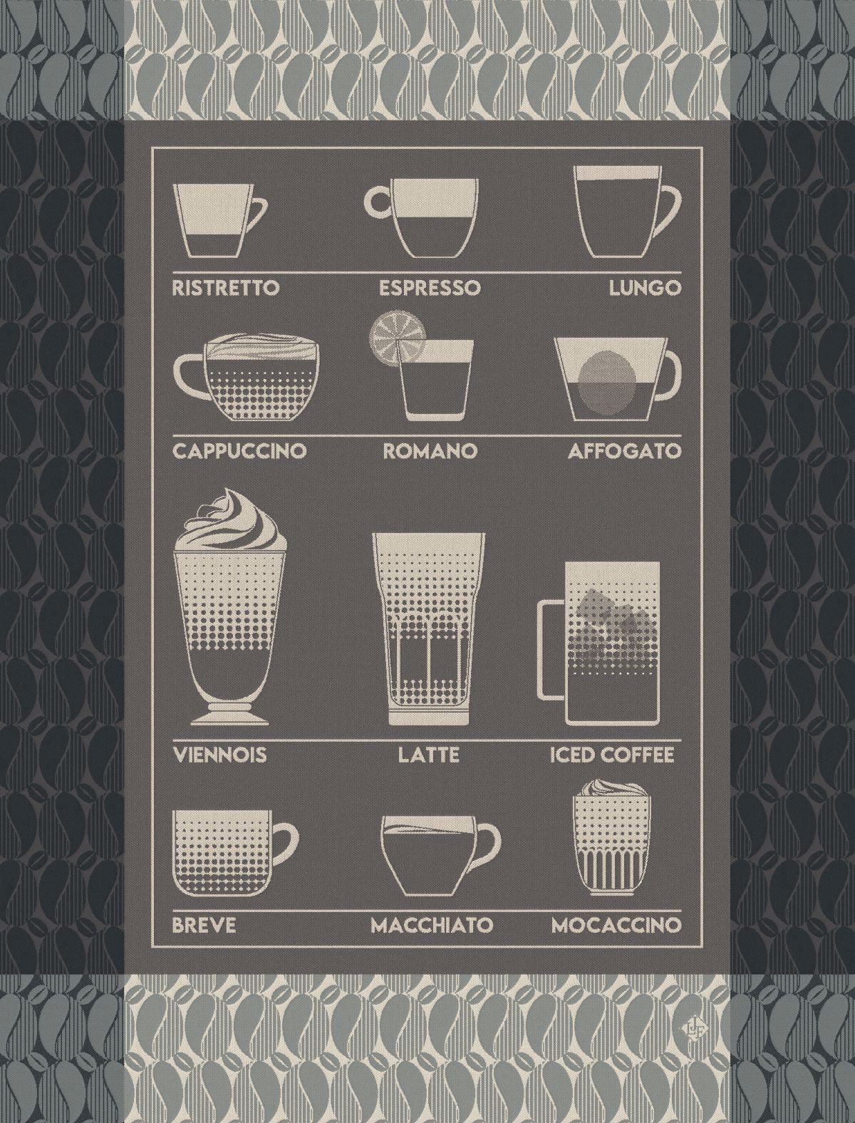 Le Jacquard Francais Geschirrtuch Geschirrtuch Barista günstig online kaufen
