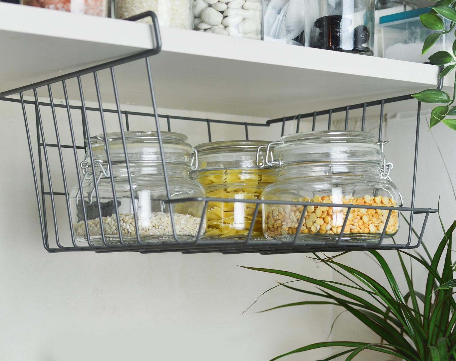 Sendez Hängekorb aus Metall Schrankkorb Einhängekorb Regalkorb Aufbewahrung günstig online kaufen