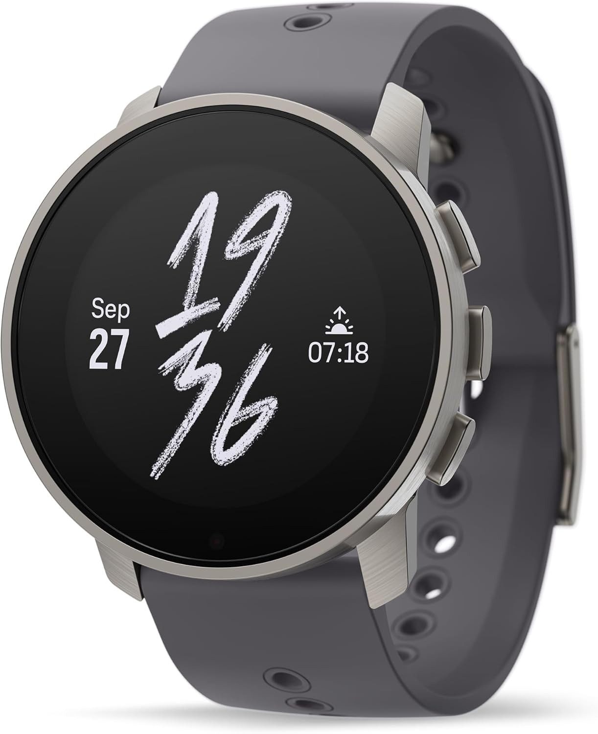 Suunto SS050808 Smartwatch (4,3 cm, android ios), Ultraleichte GPS Outdooruhr mit Navigation, Sensorik Akkulaufzeit