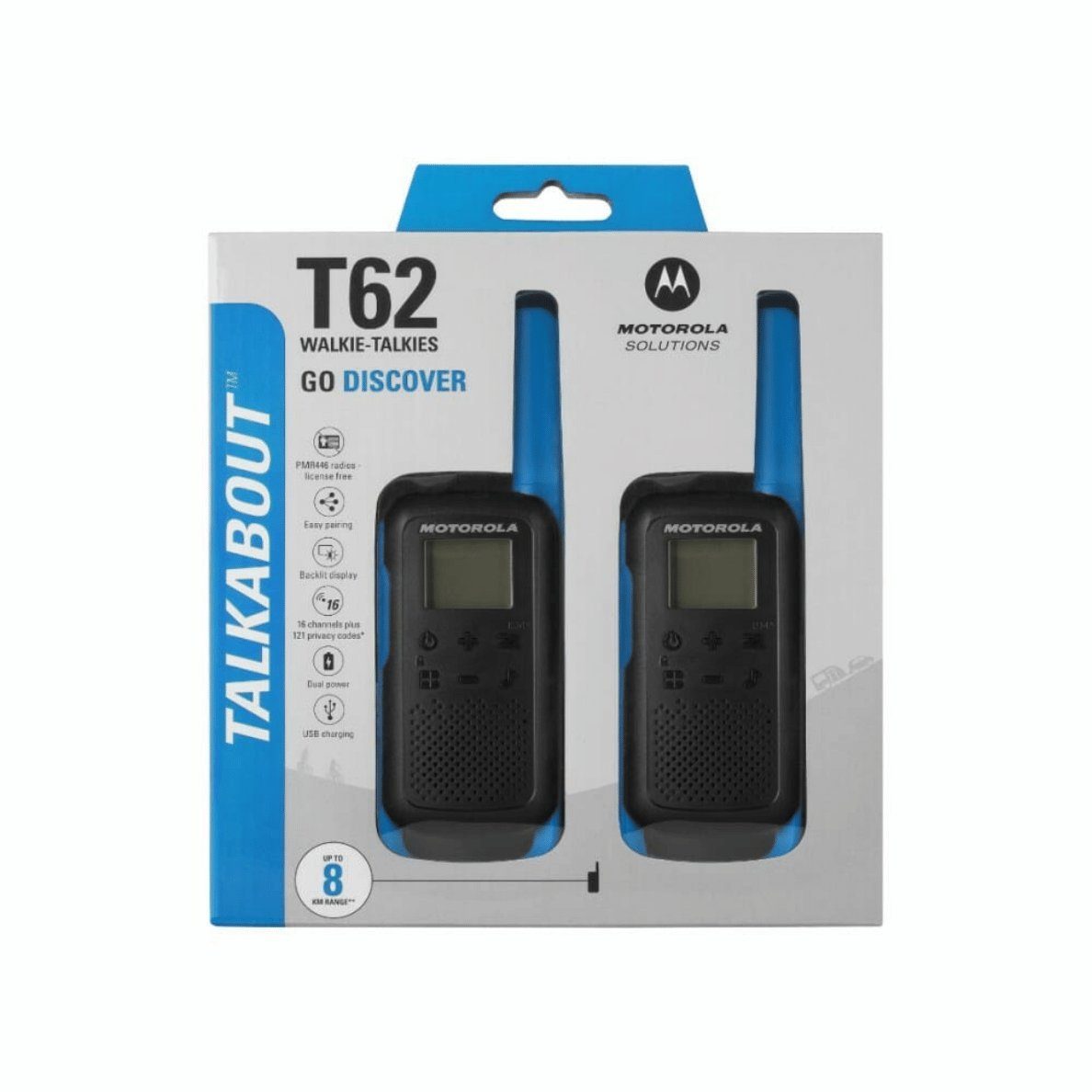Walkie Talkie Motorola Funkgerät Talkabout T62 Blau