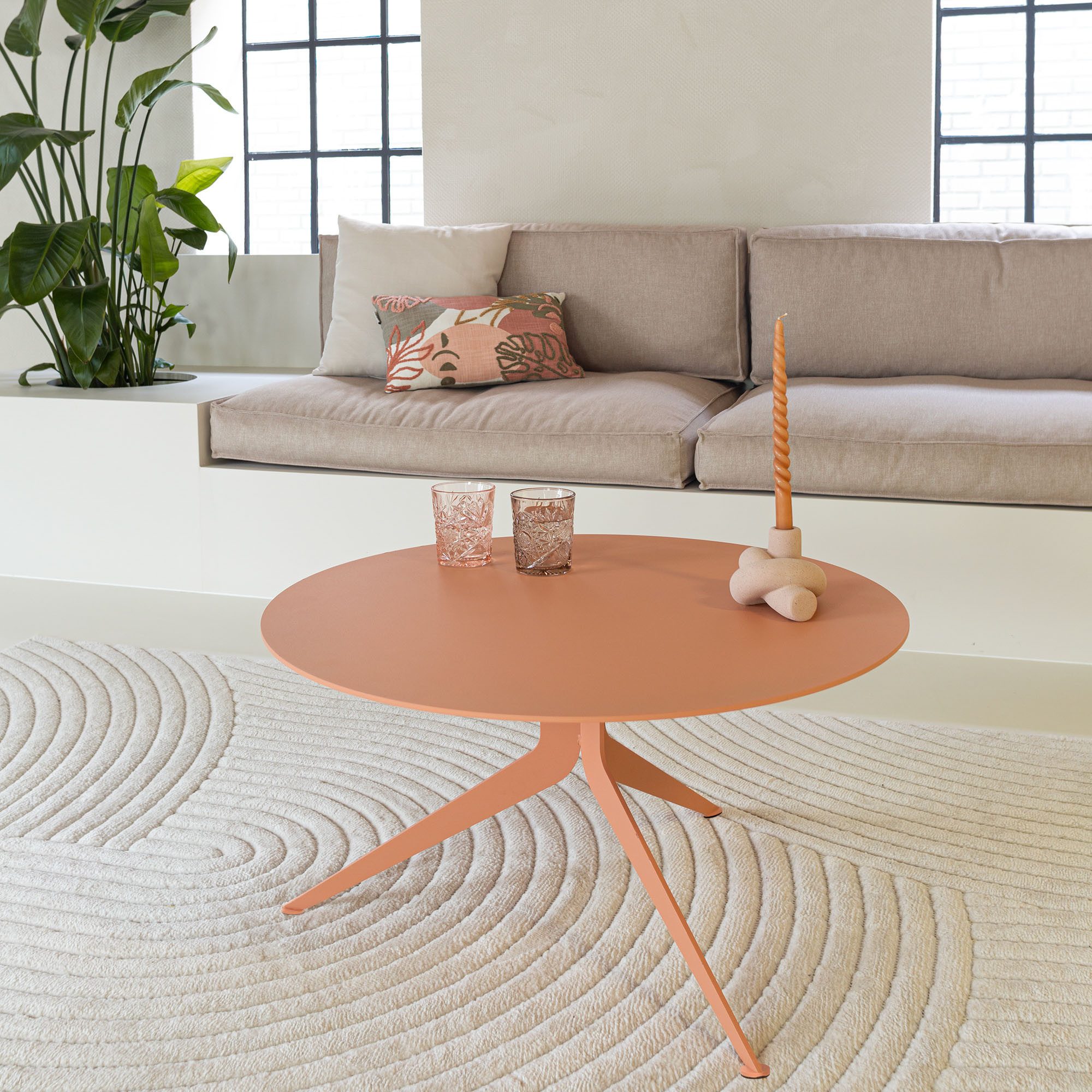 Spinder Design Couchtisch DALEY, Couchtisch aus Stahl