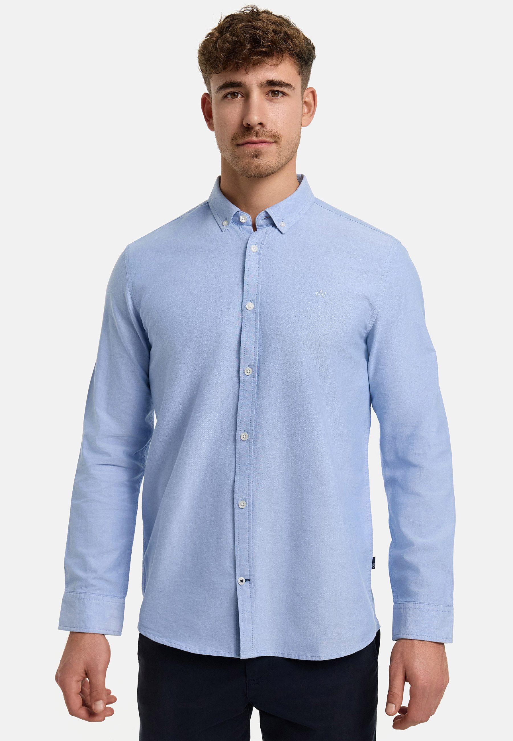 Kronstadt Langarmhemd Herren KSJohan Oxford Herrenhemd Langarm günstig online kaufen