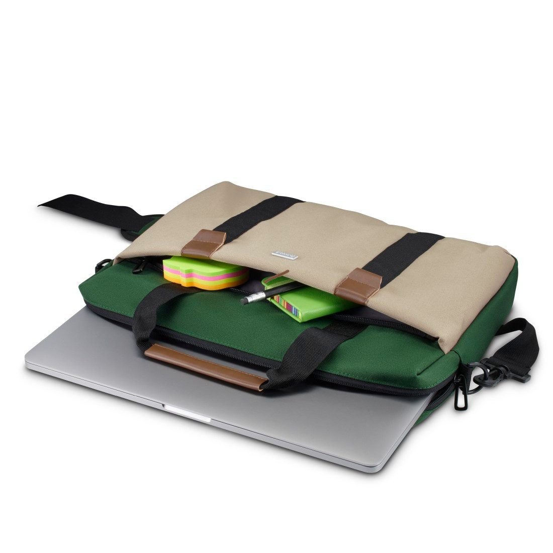 Hama Laptoptasche Notebooktasche für 34-36 cm (13,3 -14,1 Zoll), Trolleyband, Polyester, Laptopfach, Vordertasche Organizerstruktur