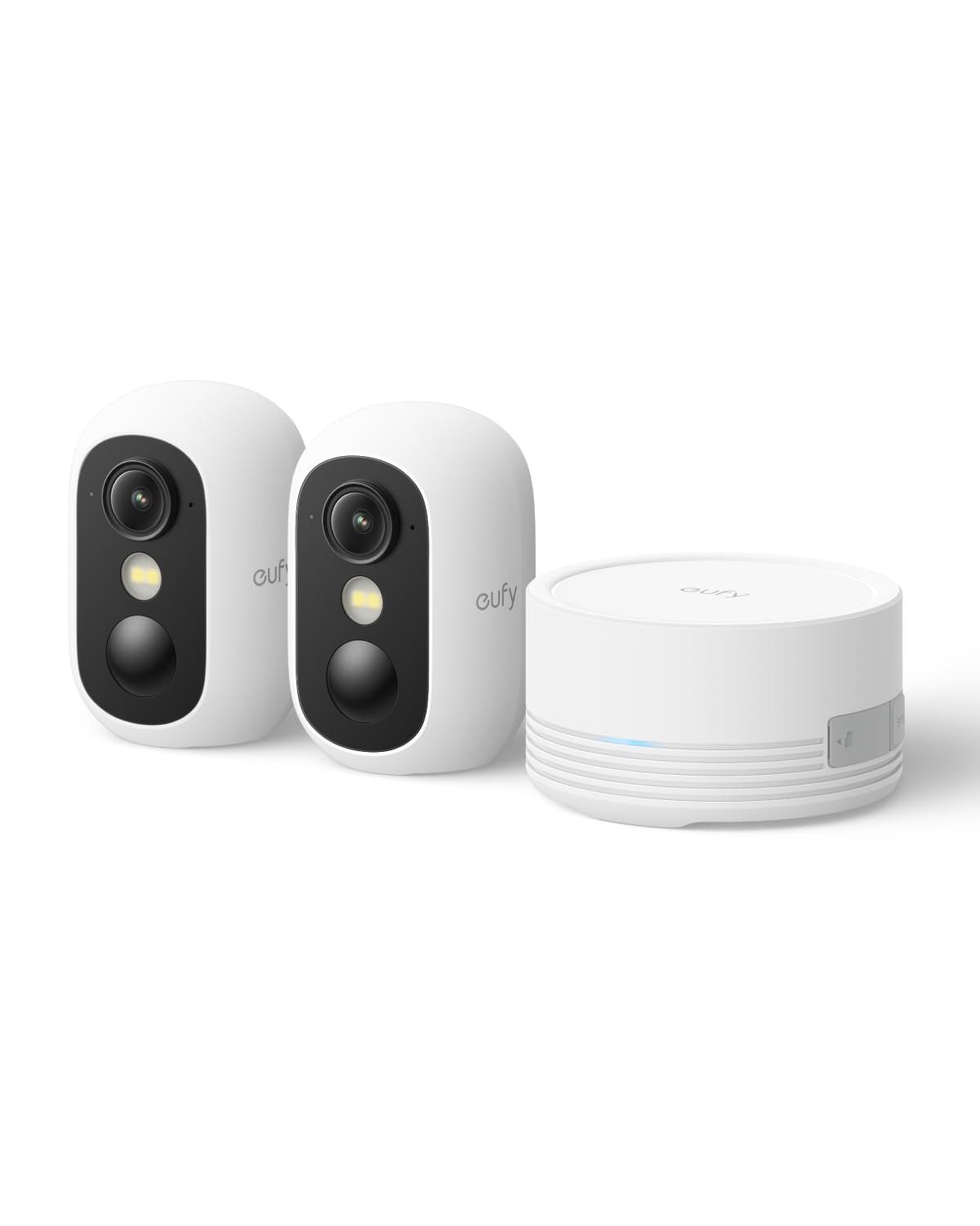 Anker eufy Überwachungskamera C35, Kabellose Überwachungskamera Außen & Innen, Magnetische Halterung (Außenbereich, 2-tlg., Nachtsicht) von Anker eufy