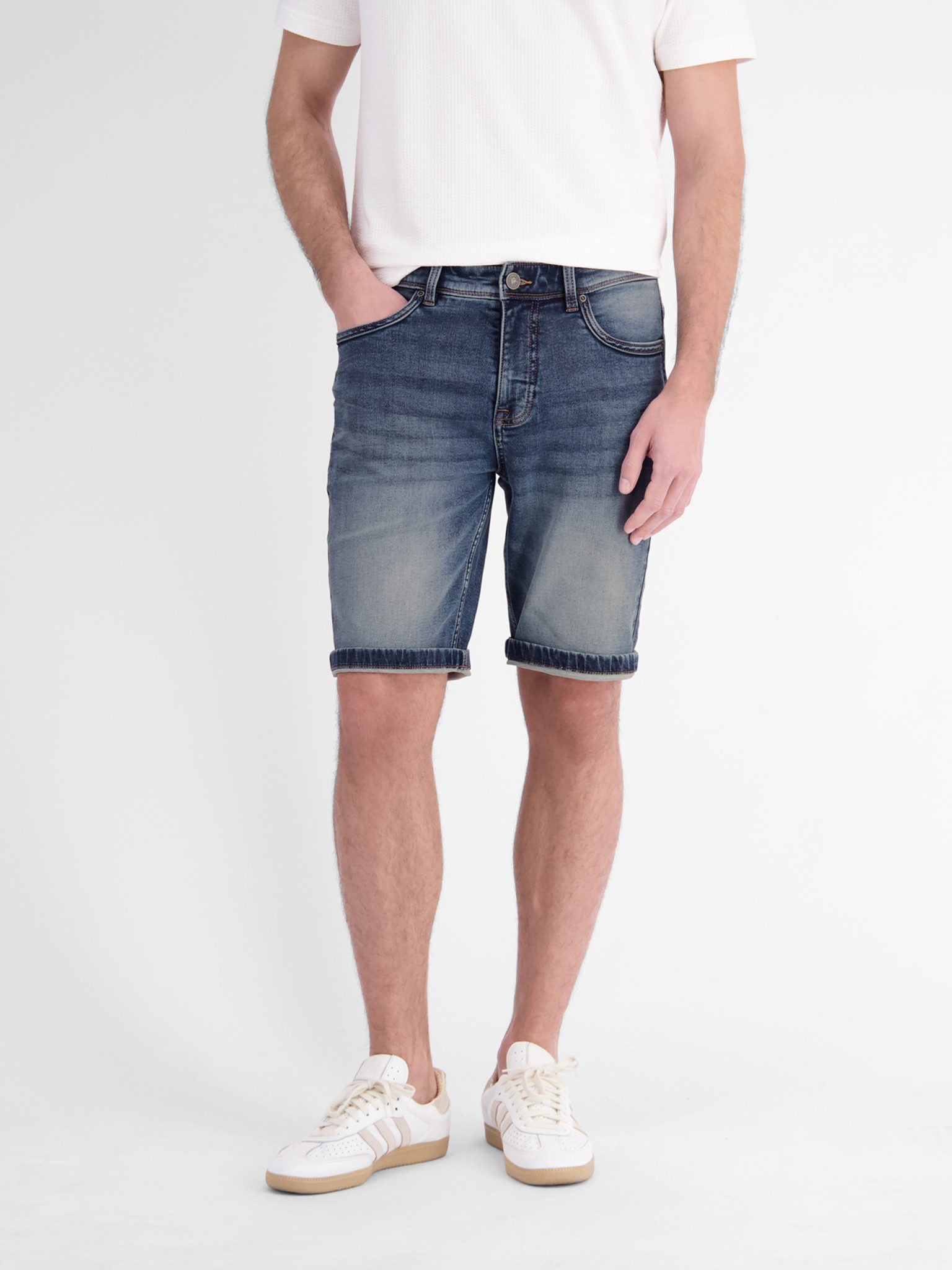 Lerros Bermudas Jeans-Bermudas mit Stretch