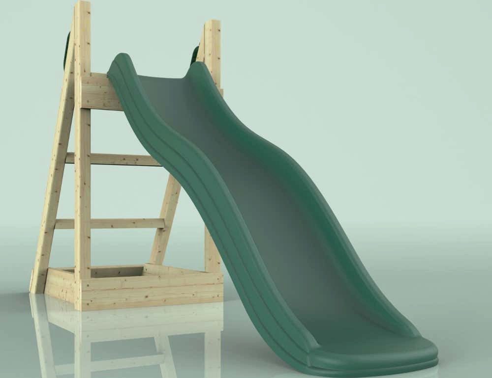 OutdoorToys Rutsche Grizzly, aus Holz mit Rutsche