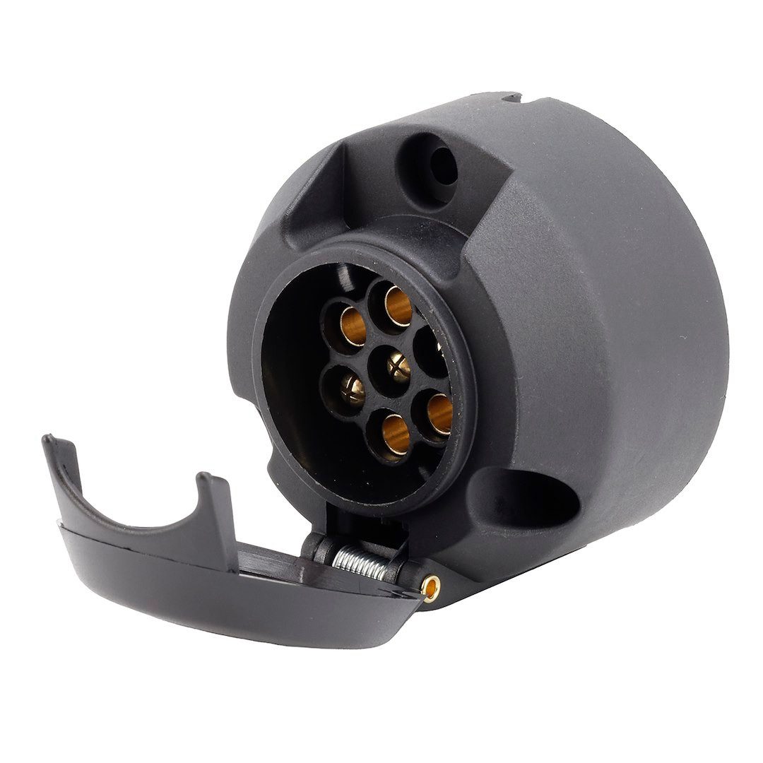 Carmotion Anhängersteckdose 7 PIN, lose, Kunststoff Anhänger-Adapter, Anhängersteckdose 7 PIN, lose, Kunststoff