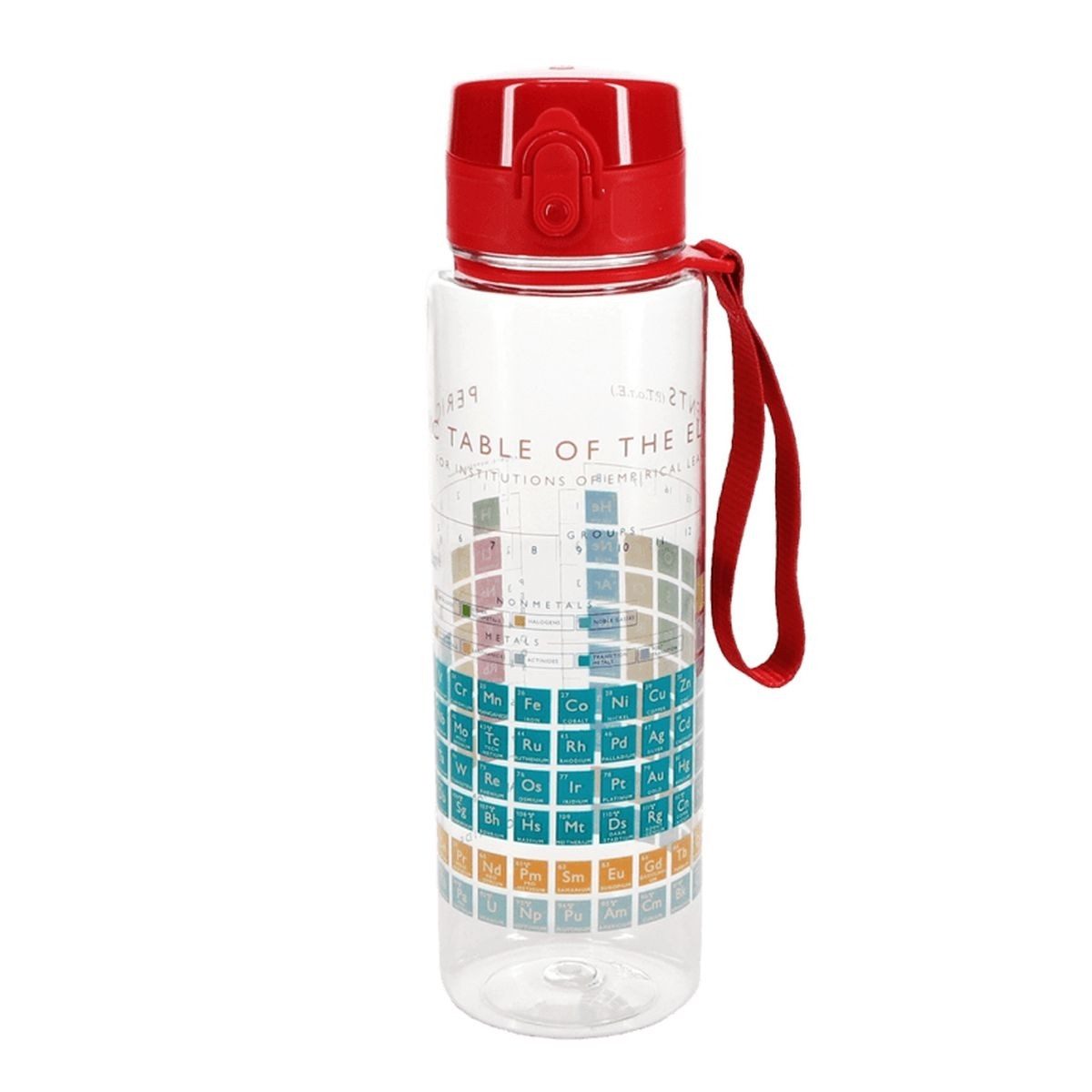 Rex London Trinkflasche Trinkflasche 700ml Wasserflasche Knopfdruck Schraubverschluss
