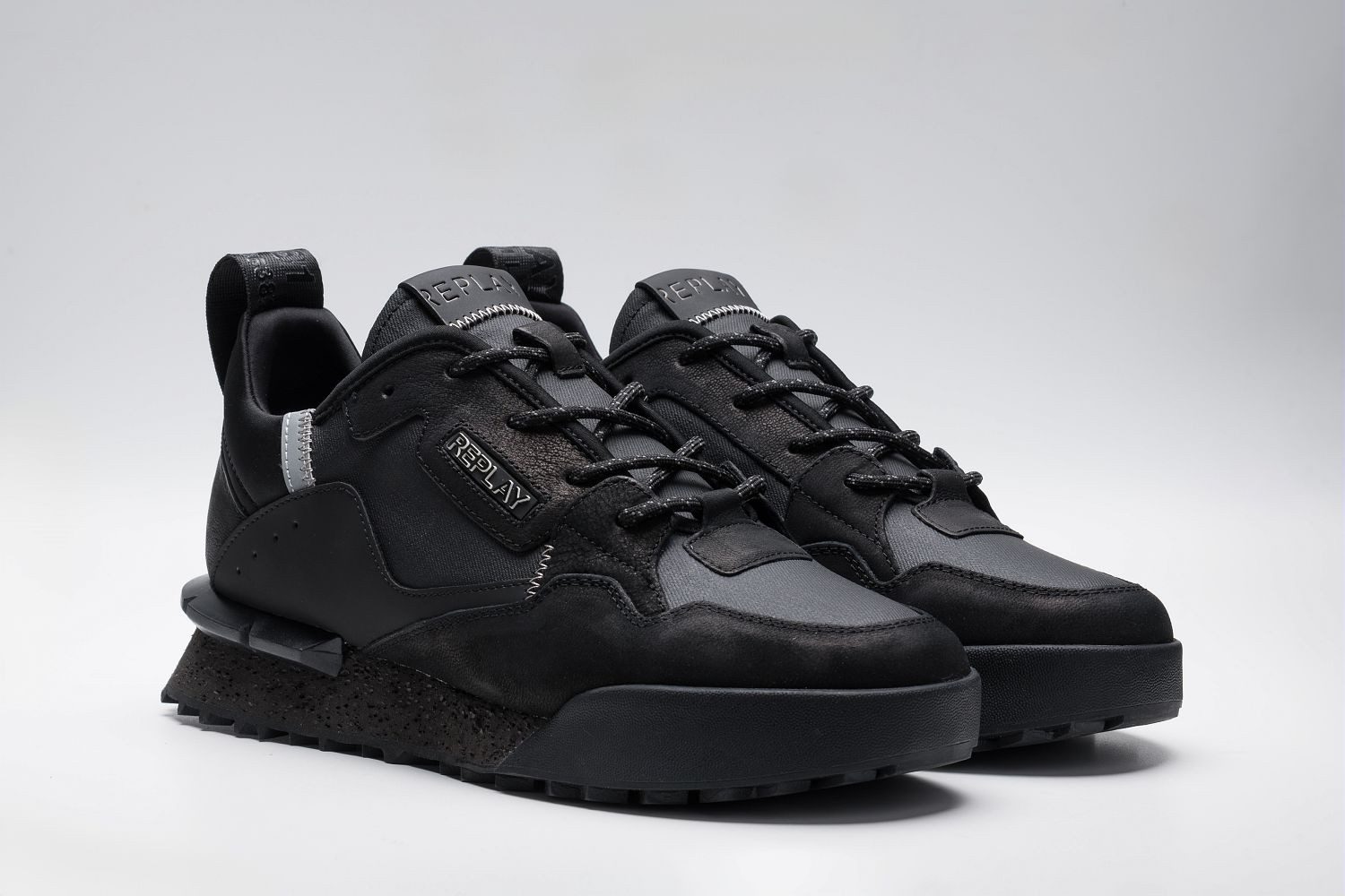 Replay Sneaker Schnürschuh, Halbschuh, Trend Sneaker mit Anziehlasche
