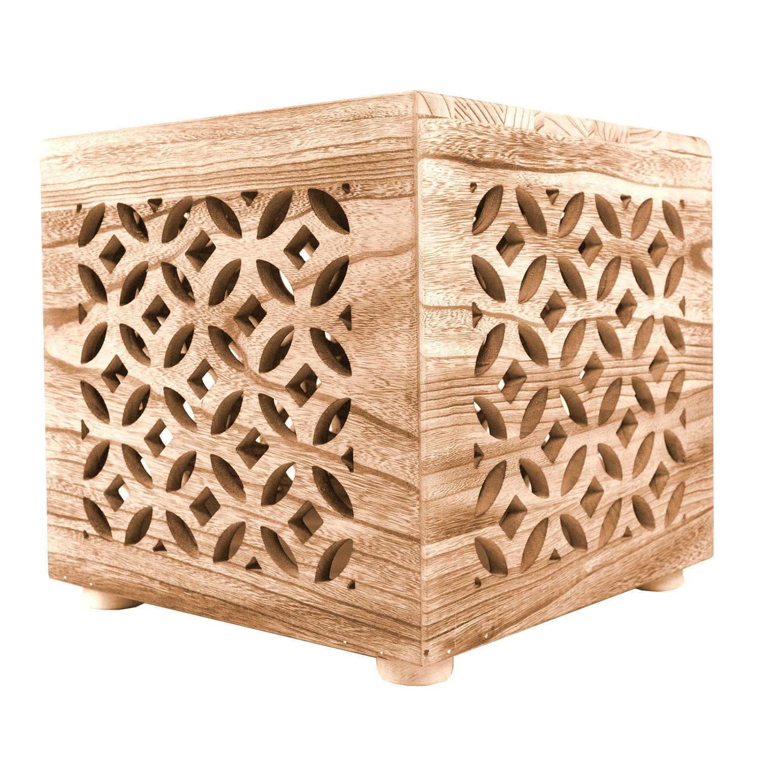 Homestyle4u Beistelltisch Hocker Holz Würfel Nachttisch günstig online kaufen