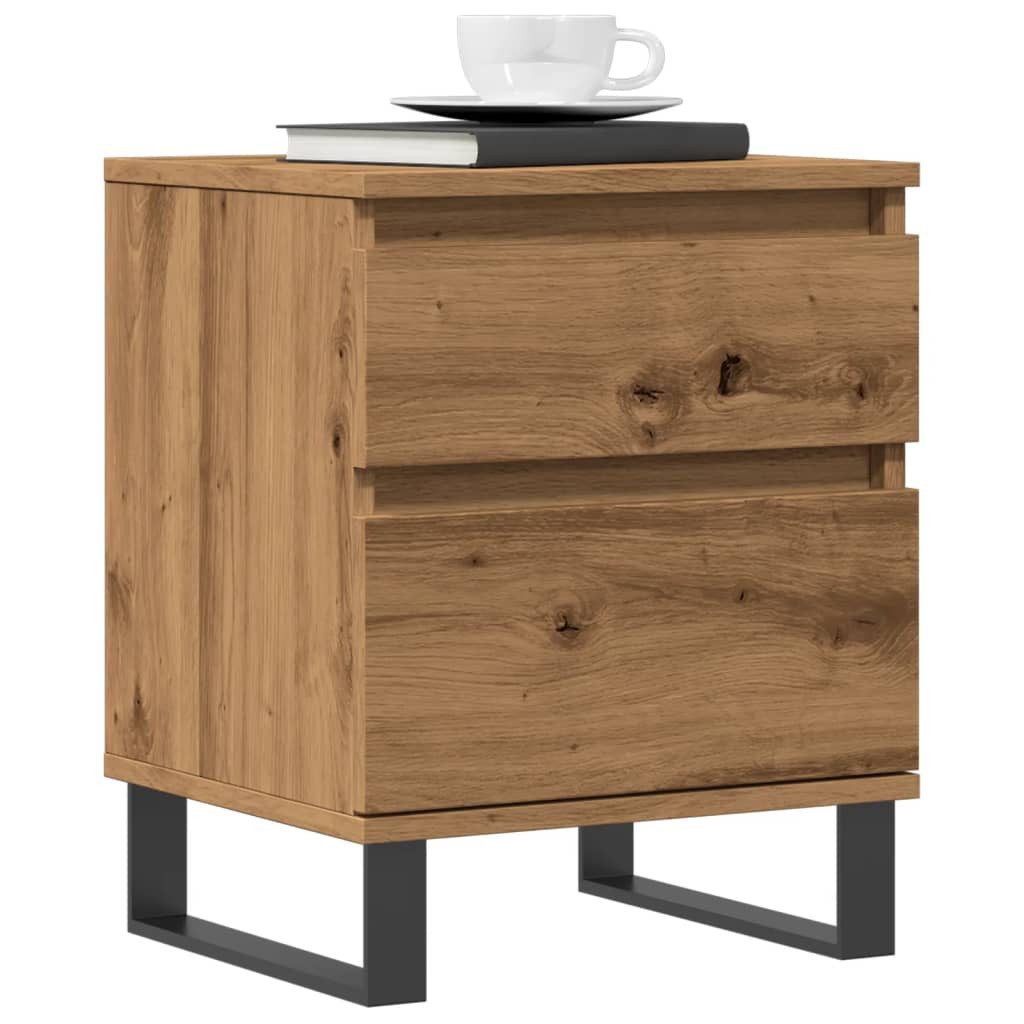 vidaXL Nachttisch Nachttisch Artisan-Eiche 40x35x50 cm günstig online kaufen