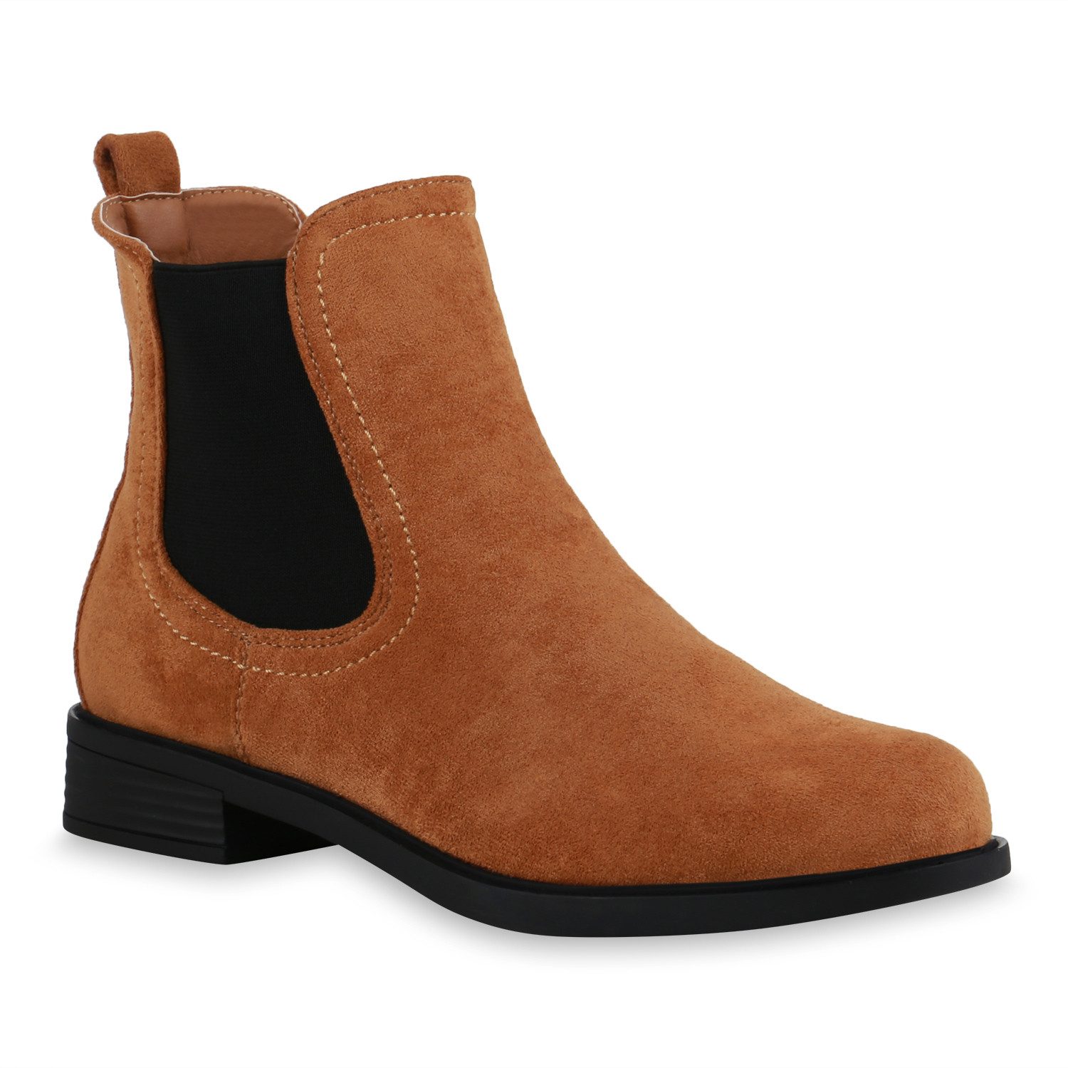 VAN HILL 835401 Chelseaboots Damen Chelsea Ботинки Leicht Gefüttert Stiefeletten Blockabsatz