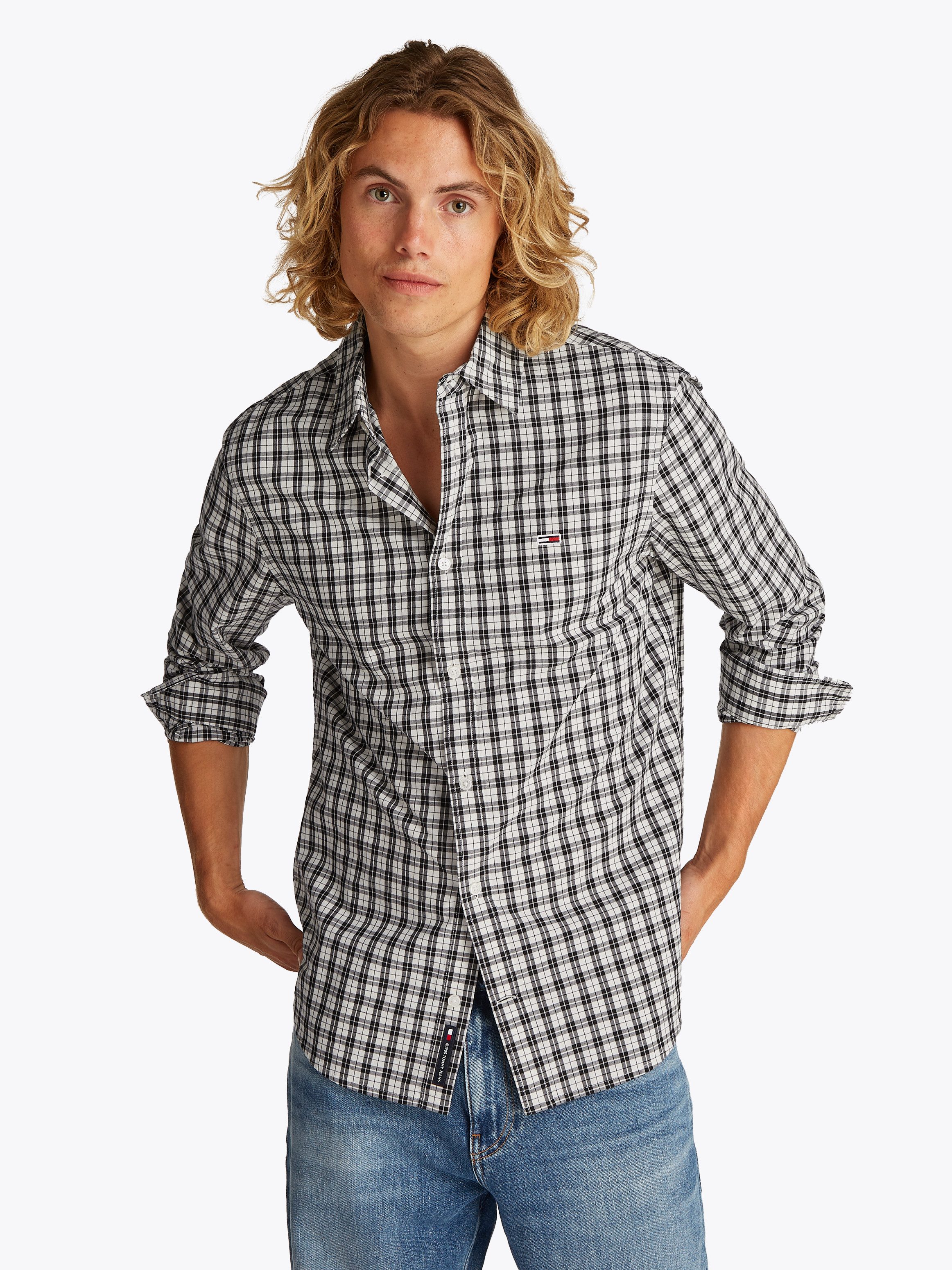 Tommy Jeans Langarmhemd TJM REG POPLIN günstig online kaufen