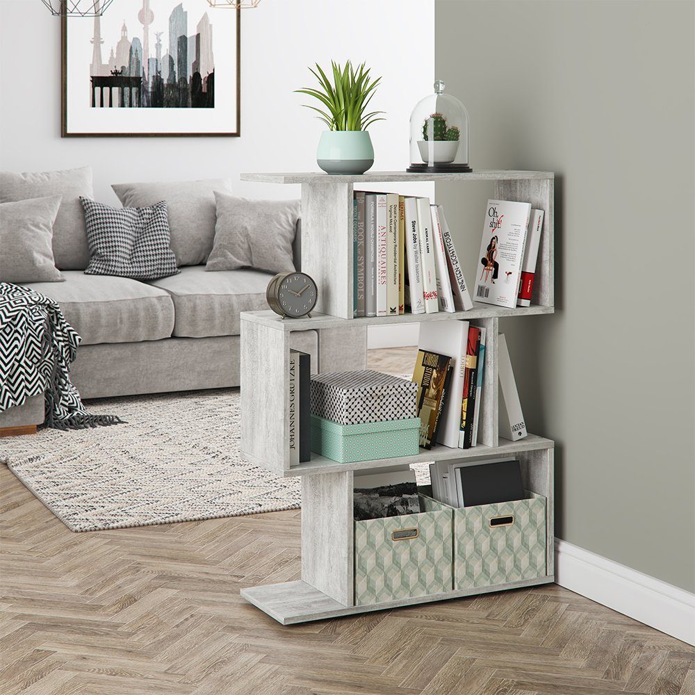 Vicco Raumteiler Levio, Beton, 70 x 100 cm, 1-tlg., Freistehend