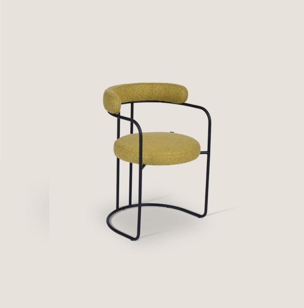 JVmoebel Stuhl Designer Grüner Polsterstuhl Wohnzimmer Stühle Einsitzer Stilvolle (1 St), Made in Europa