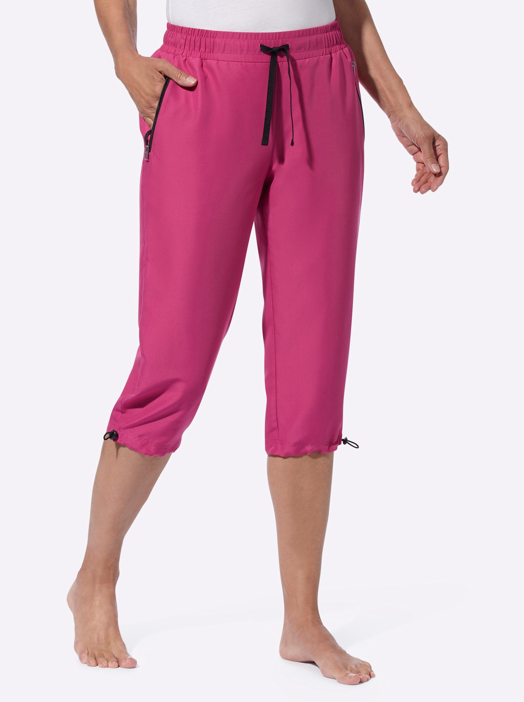 Sieh an! Jogginghose Capri-Freizeithose