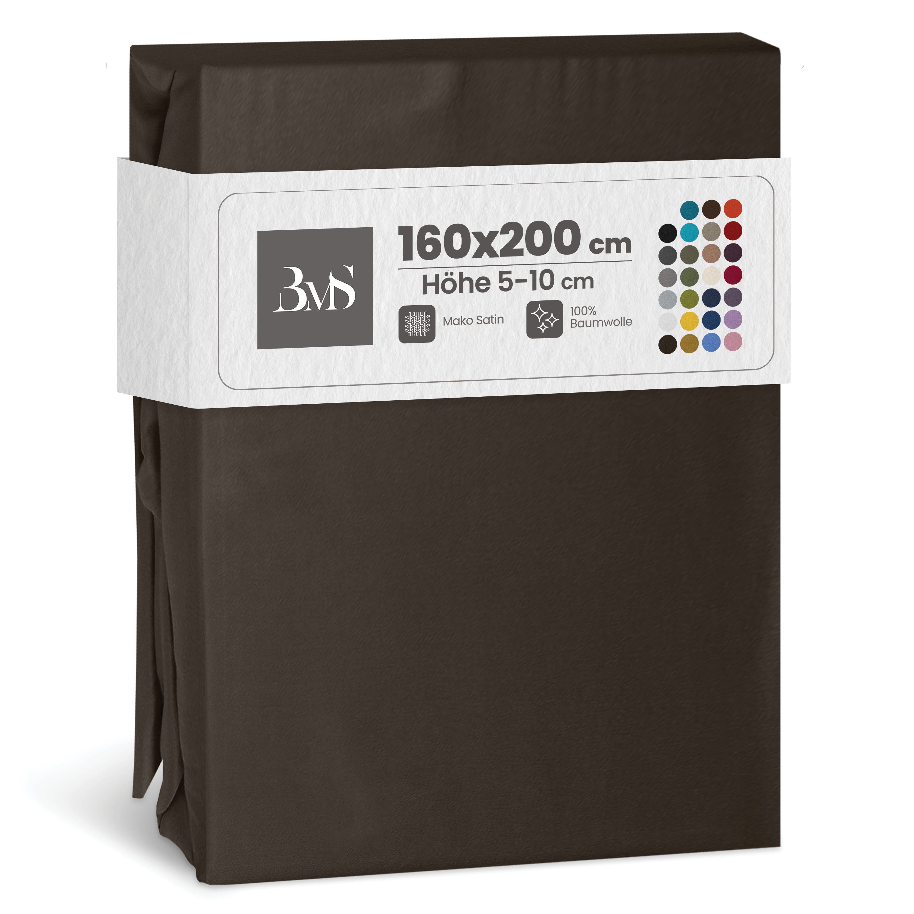 BETTWAESCHE-MIT-STIL Spannbettlaken Mako Satin Spannbettlaken, Topper 5-10 günstig online kaufen