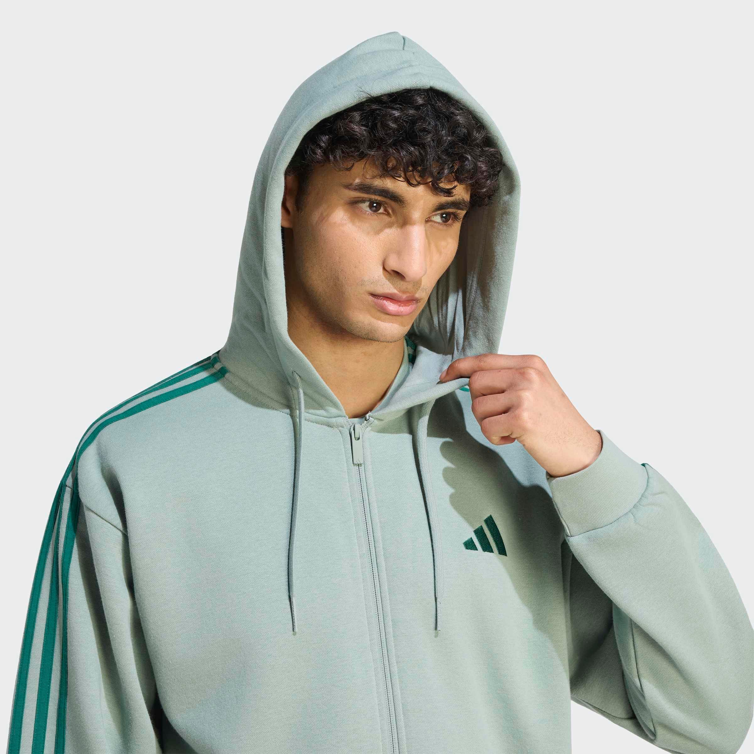 adidas Sportswear Kapuzensweatshirt M 3S FL FZ HD