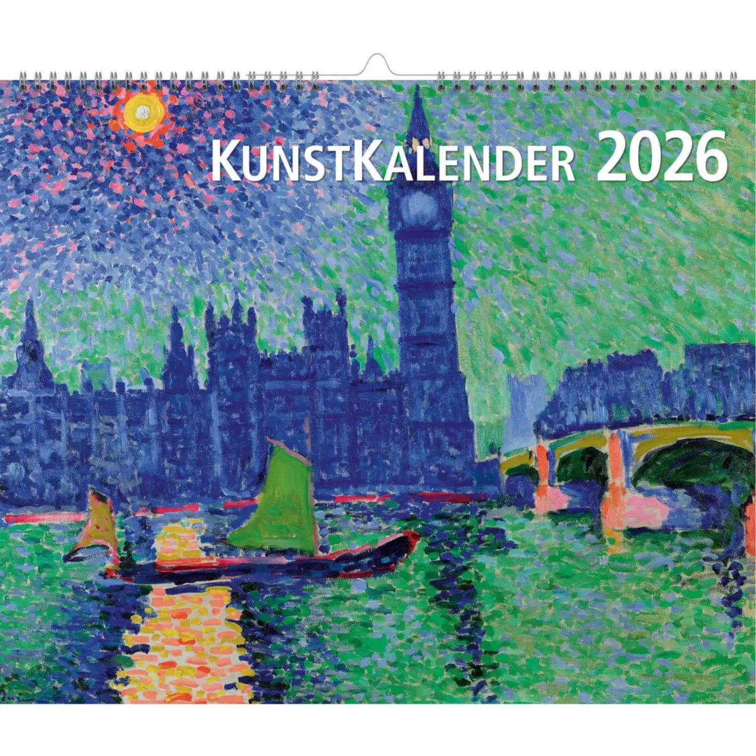 Lingen Wandkalender Kunstkalender 2026: Berühmte Meisterwerke der klassischen Moderne