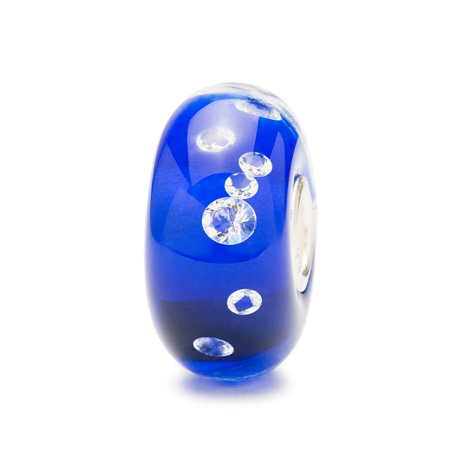 Trollbeads Bead Universal "Diamanten" TGLBE-00041 Blau, Bead