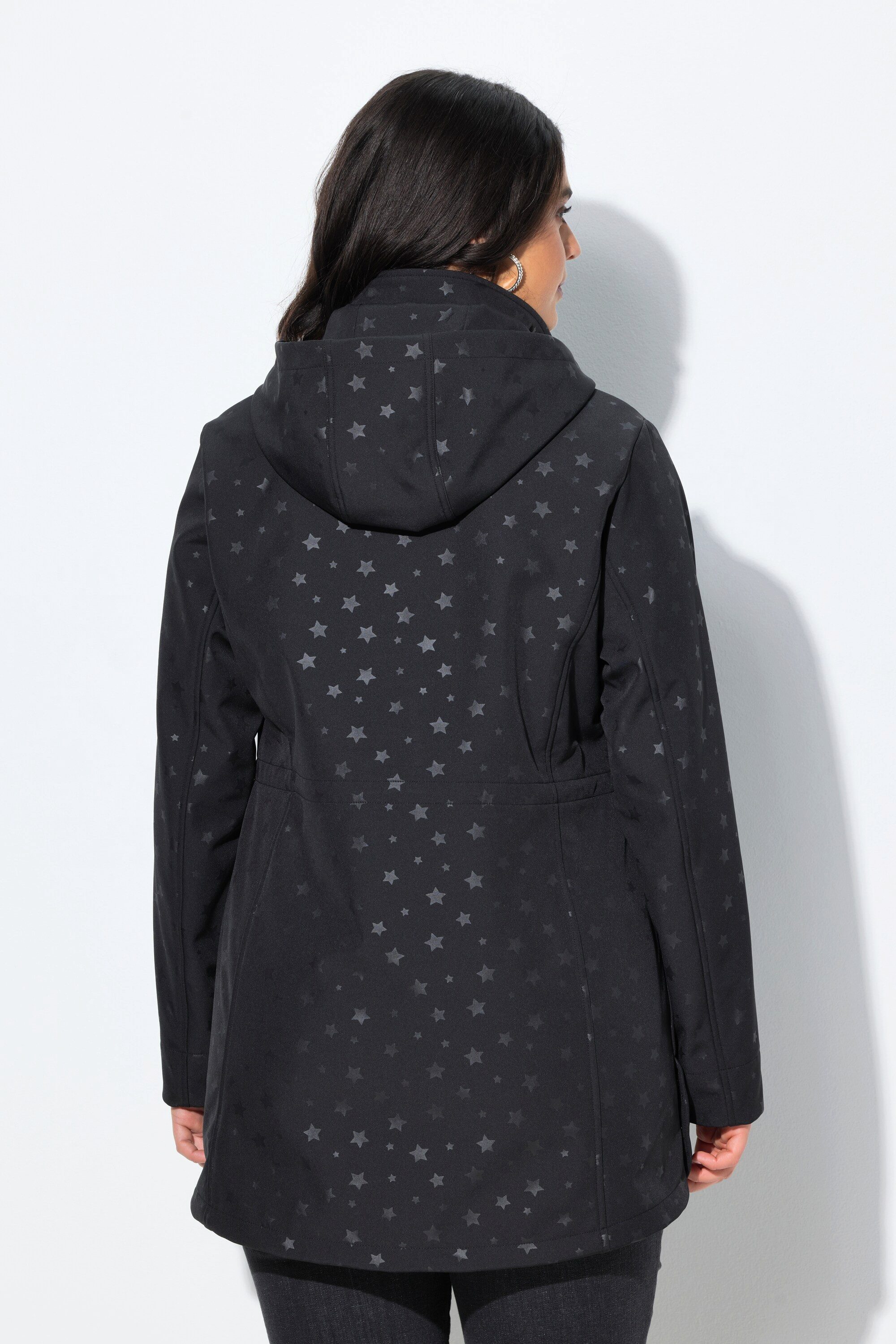 Ulla Popken Softshelljacke HYPRAR Softshelljacke wasserabweisend Kapuze