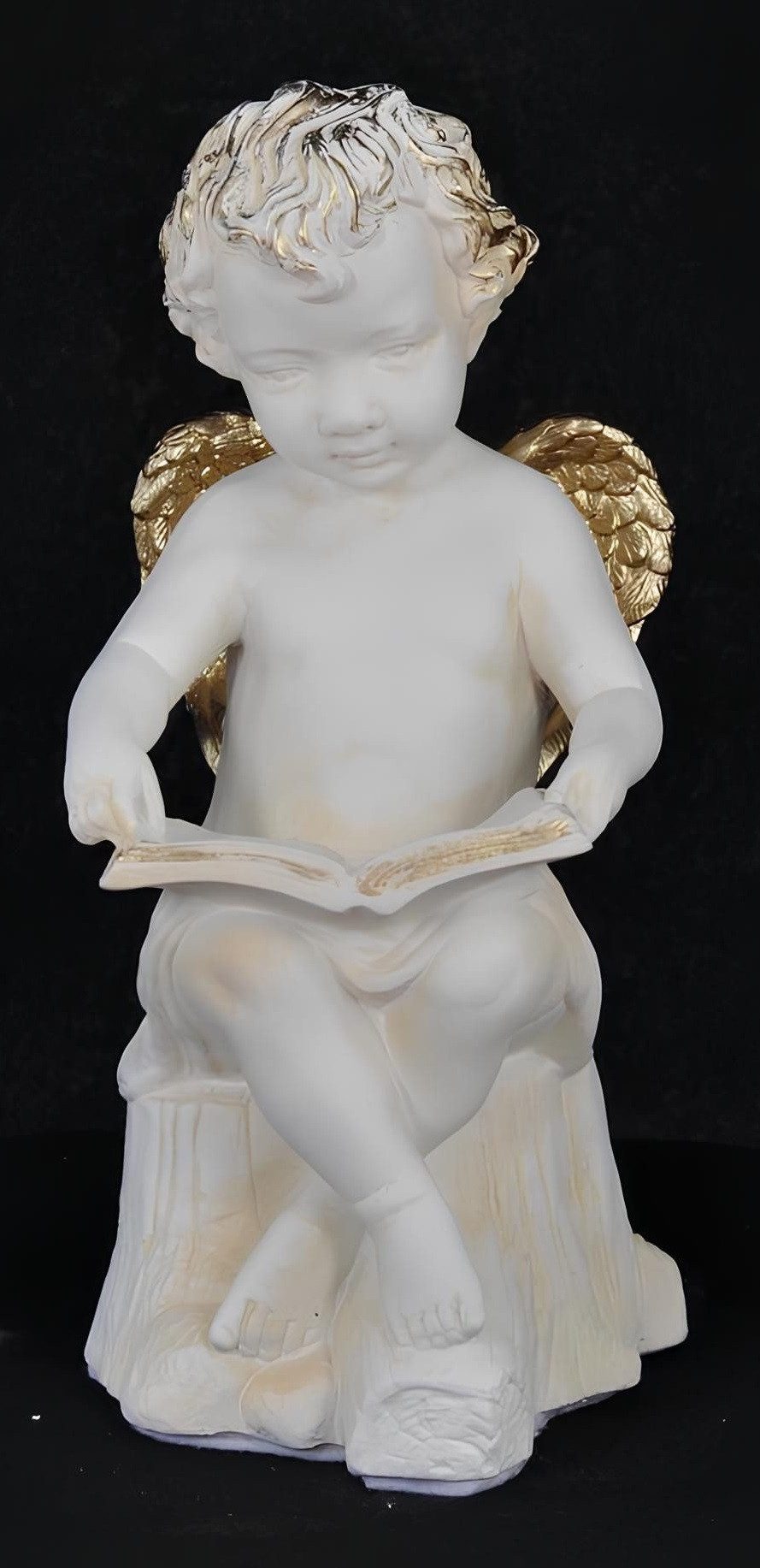 JVmoebel Engelfigur Elegante Engelsfigur aus hochwertigem Material im modernen Design (Skulptur), Made in Italy