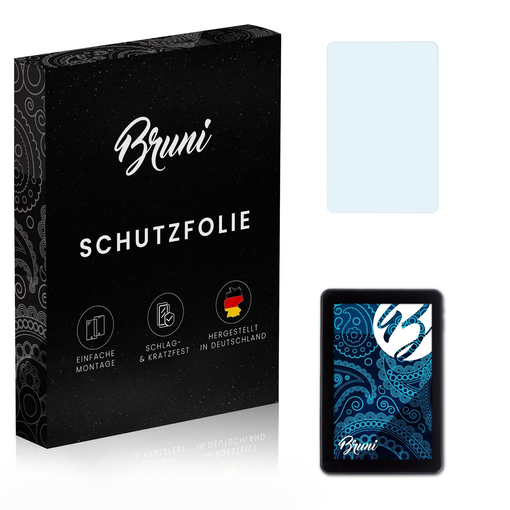 Bruni Schutzfolie für Captiva CAPTIVA Pad 10.1 Quad HD, (2 Folien), praktisch unsichtbar