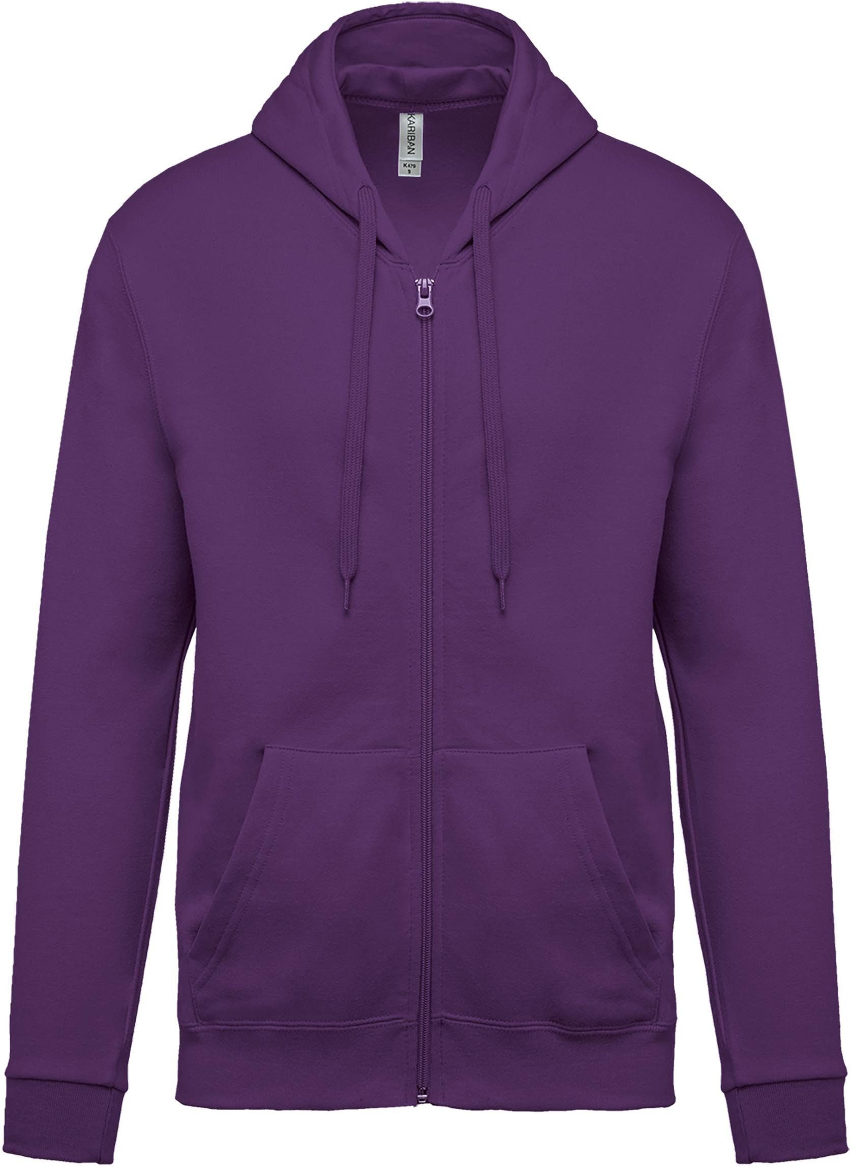 Kariban Kapuzensweatjacke Unisex Kapuzen-sweatshirt mit Reißverschluss günstig online kaufen
