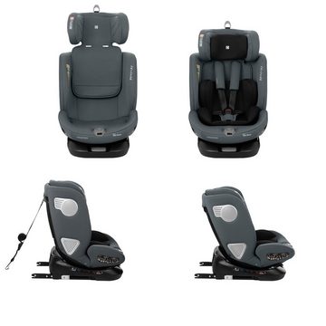 Kikkaboo Autokindersitz Kindersitz i-Moove i-Size, bis: 36 kg, (40-150cm) Isofix 360-Grad-Drehung Kopfstütze