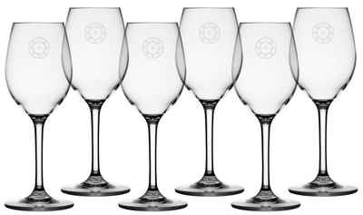 Marine Business Weinglas Weinglas Set 6 Stück, unzerbrechlich - Pacific, Tritan