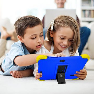 EagleSoar Kindersicherung, Quad Core für Kinder Ab 2-12 Tablet (7", 32 GB, Android 12, mit Kindersicherer Hülle Dual-Kamera, HD-Display, WLAN, Bluetooth)