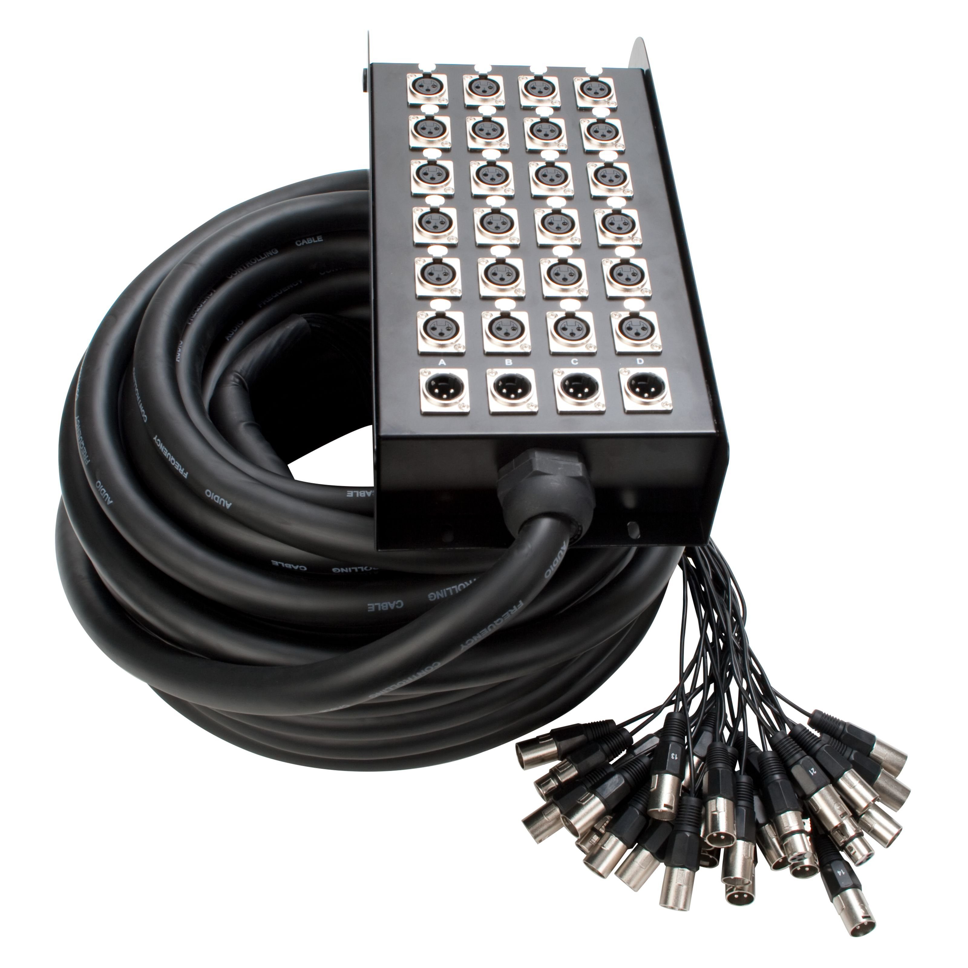 MUSIC STORE Audio-Kabel, Multicore Kabel, Professionelles Multicore, Stagebox XLR 3 Pol