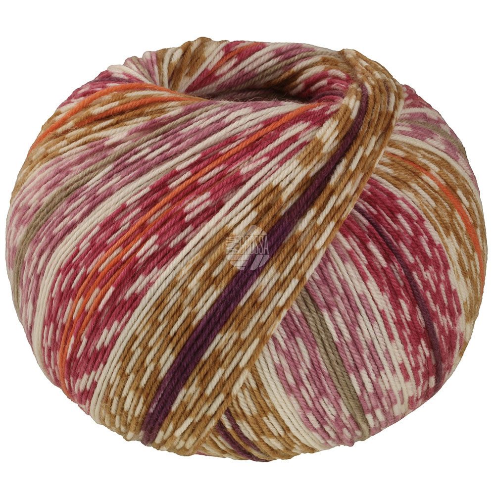 LANA GROSSA Meilenweit 100 g CASHMERE MEZZO Häkelwolle, 420 m (weiche 4-fach Sockenwolle mit Kaschmir-Anteil), 100 g