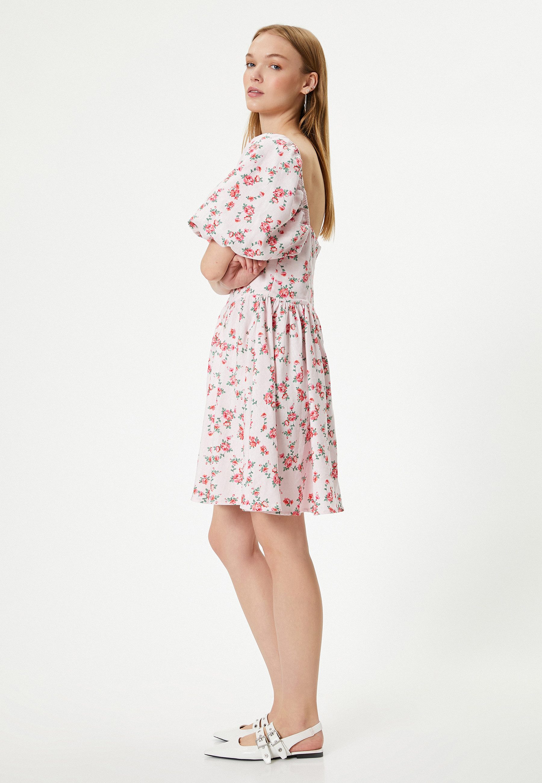Koton A-Linien-Kleid Mini Länge A Form A-Linien-Kleid