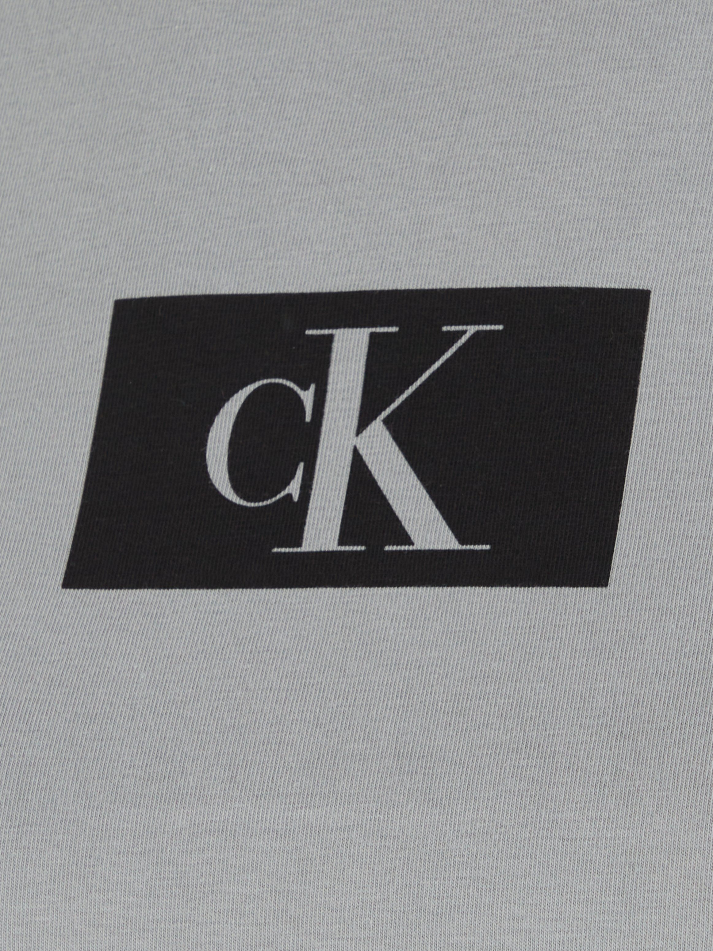 Calvin Klein Underwear Kurzarmshirt S/S CREW GREY-HEATHER NECK