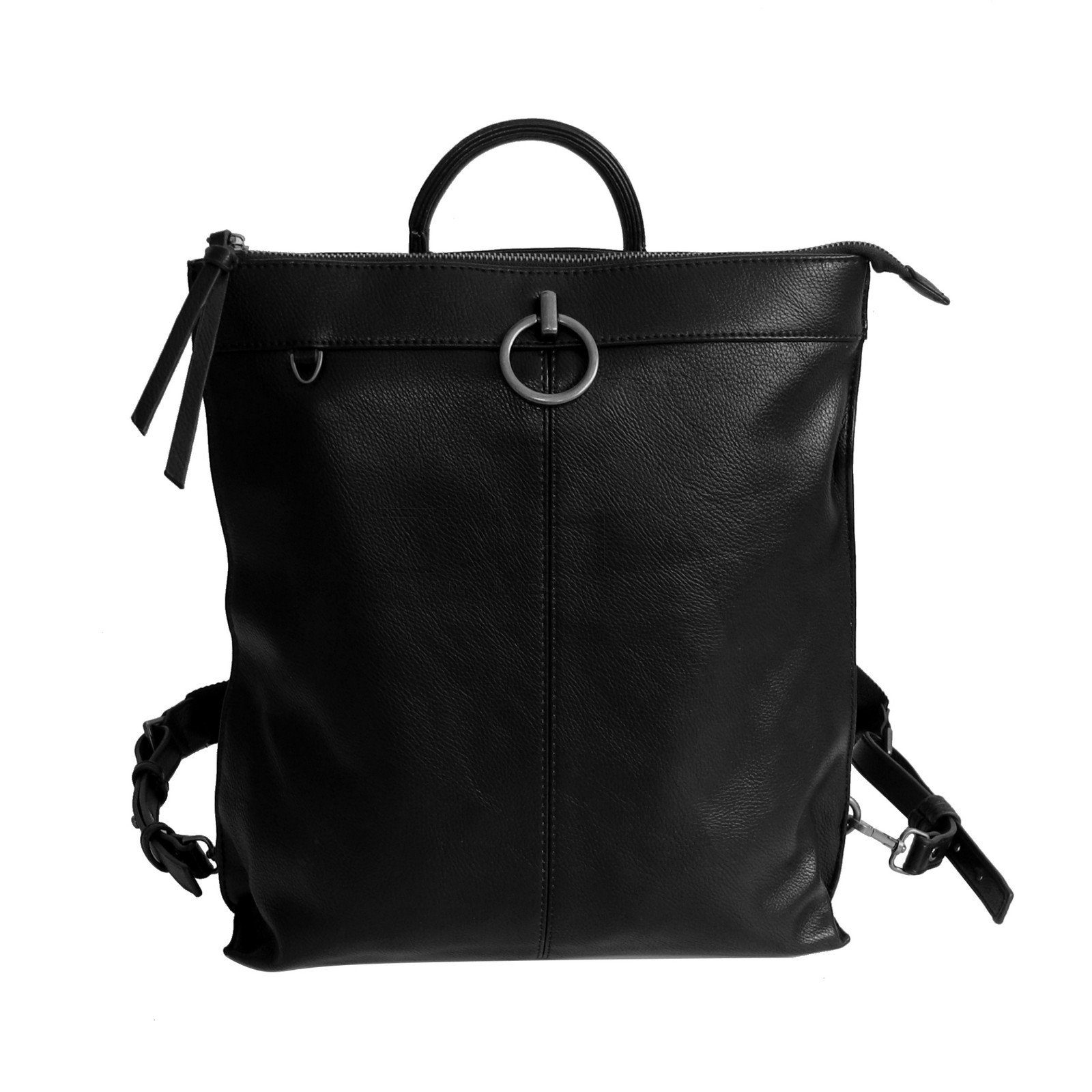 Jennifer Jones Rucksack Jennifer Jones - großer Damen Rucksack Freizeittasche Schwarz