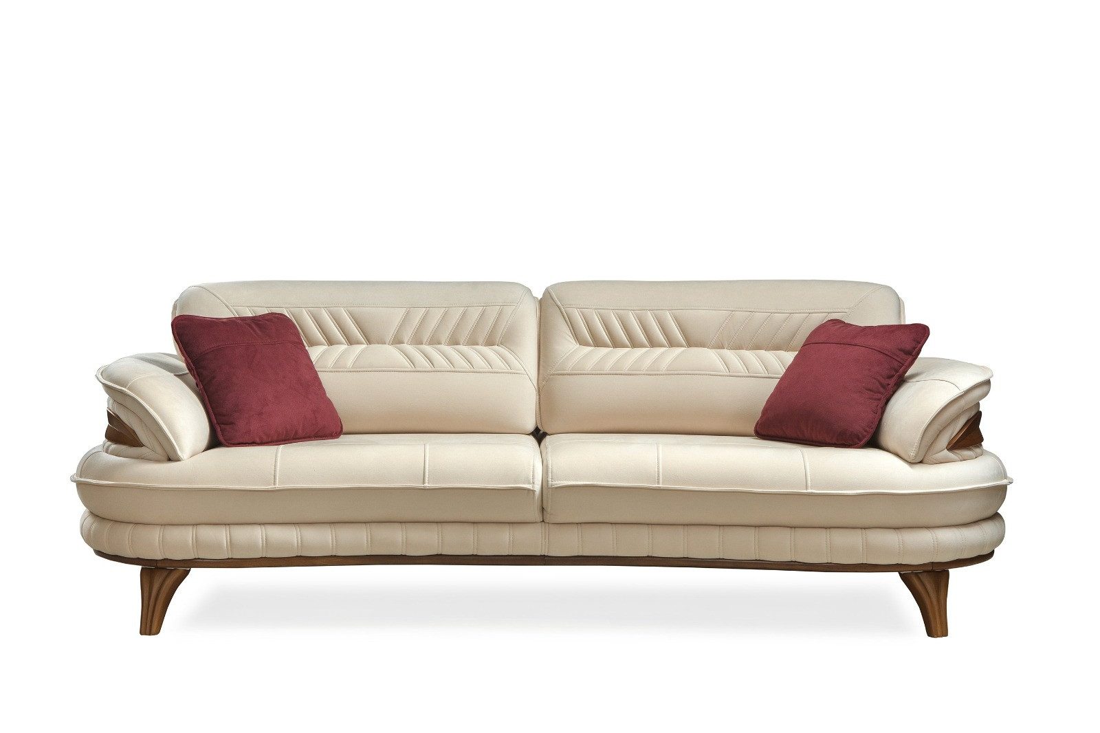 Polsterei Marya Polstergarnitur Ferah : 3+3-Sitzer Sofa + 1 Sessel, (Bringen Sie mit dem stilvollen Set FERAH, bestehend aus einem großzügigen 3+3-Sitzer Sofa und komfortablen Sesseln, Eleganz und Gemütlichkeit in Ihr Wohnzimmer., 3-tlg., Hochwertige Materialien, sorgfältige Verarbeitung und modernes Design), Höchster Sitzkomfort & langlebige Qualität
