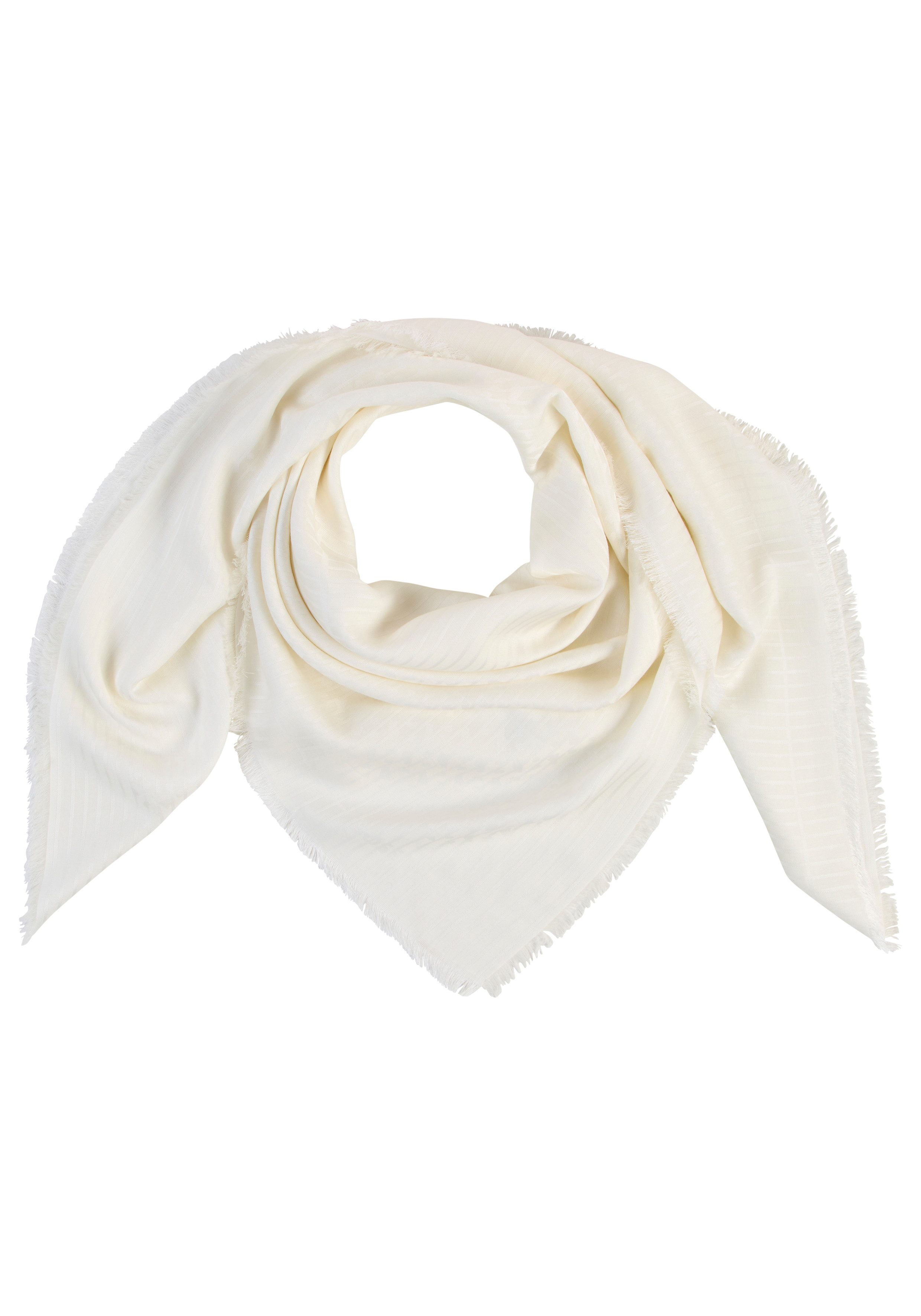 BOSS Schal Ledonia 120*120, mit Jacquardmuster