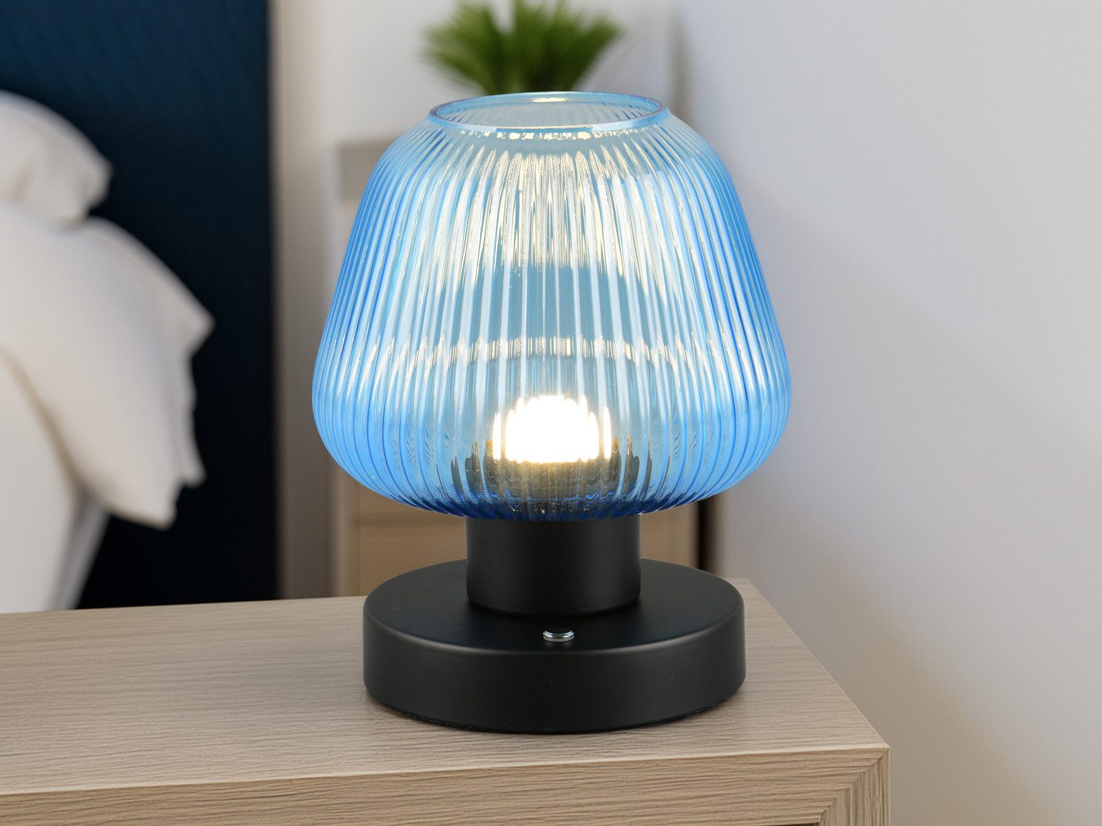 meineWunschleuchte LED Tischleuchte, Dimmfunktion, LED fest günstig online kaufen