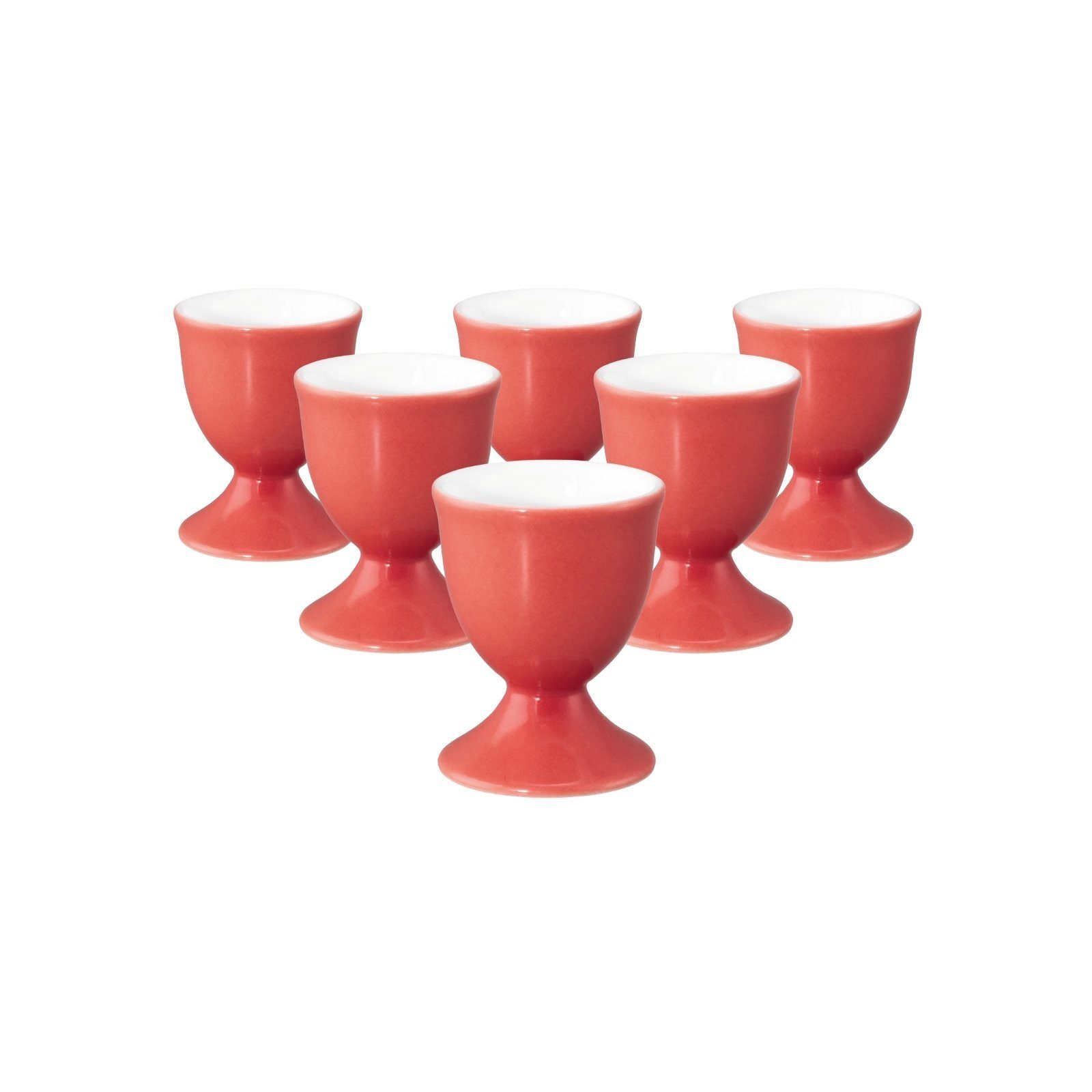 Seltmann Weiden Eierbecher Liberty Pure Colors Eierbecher ø 4,9 cm 6er Set, (6er Set, 6-tlg., 6x Eierbecher)