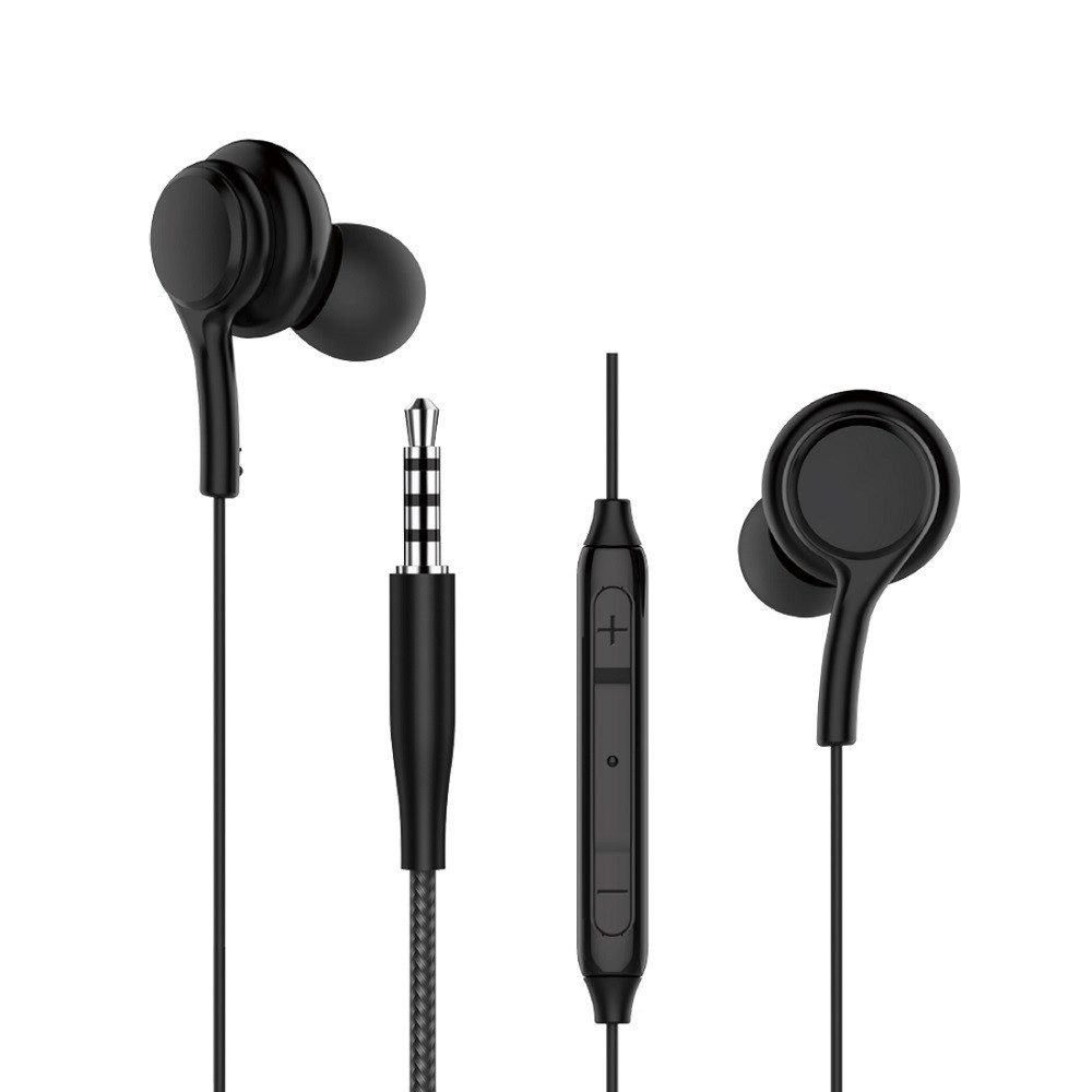 Wiwu kabelgebundene IN-Ear-Kopfhörer EB310 Klinke 3,5mm schwarz Kopfhörer