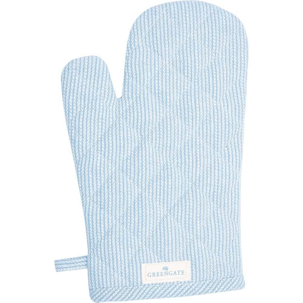 Greengate Topfhandschuhe Greengate Ofenhandschuh ALICIA PALE BLUE Blau