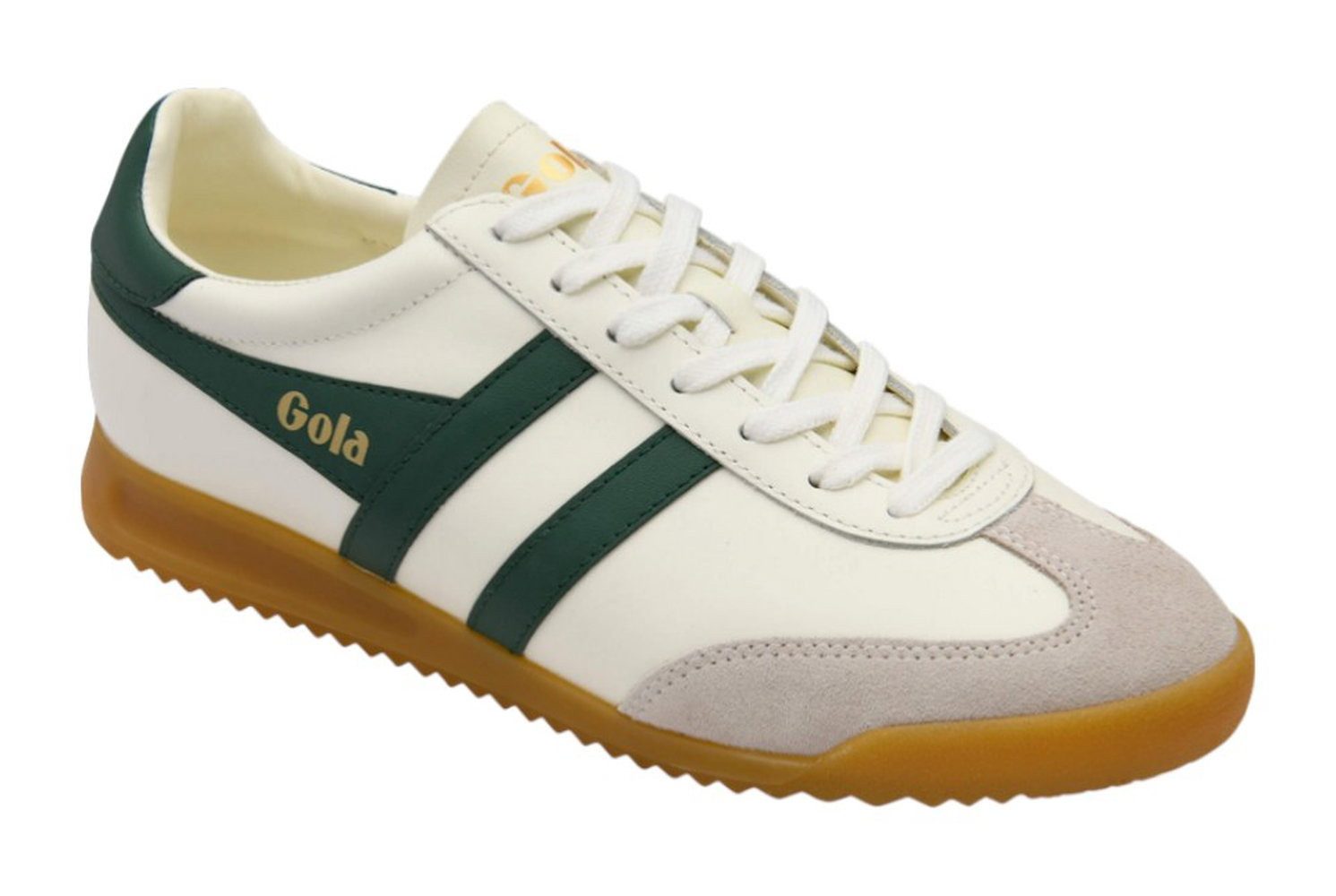 Gola Torpedo Leder 2026 offwhite/evergreen Herren Sneaker