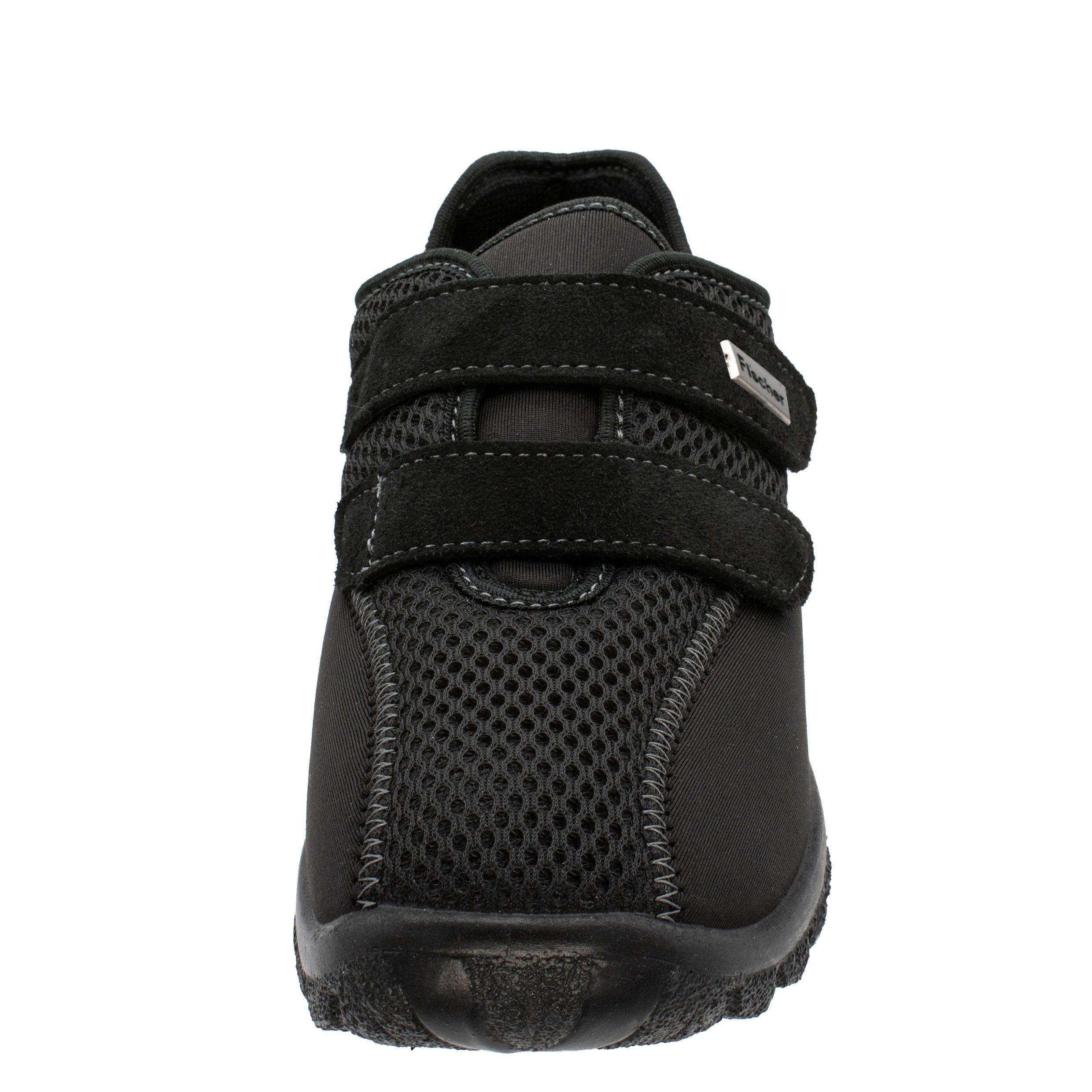 Aktiv H Weite Mesh, Microtex, aus Fischer-Markenschuh Klettschuh schwarz Ortho