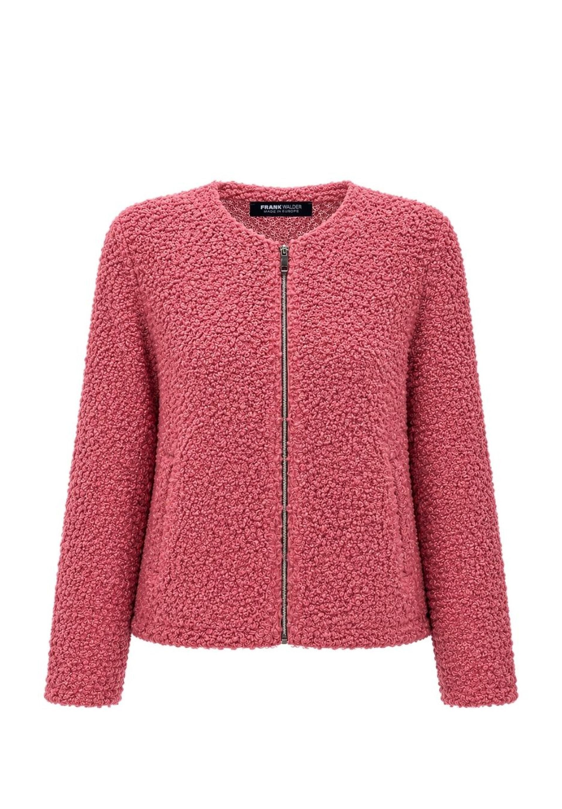 FRANK WALDER Cardigan mit Paspeltaschen