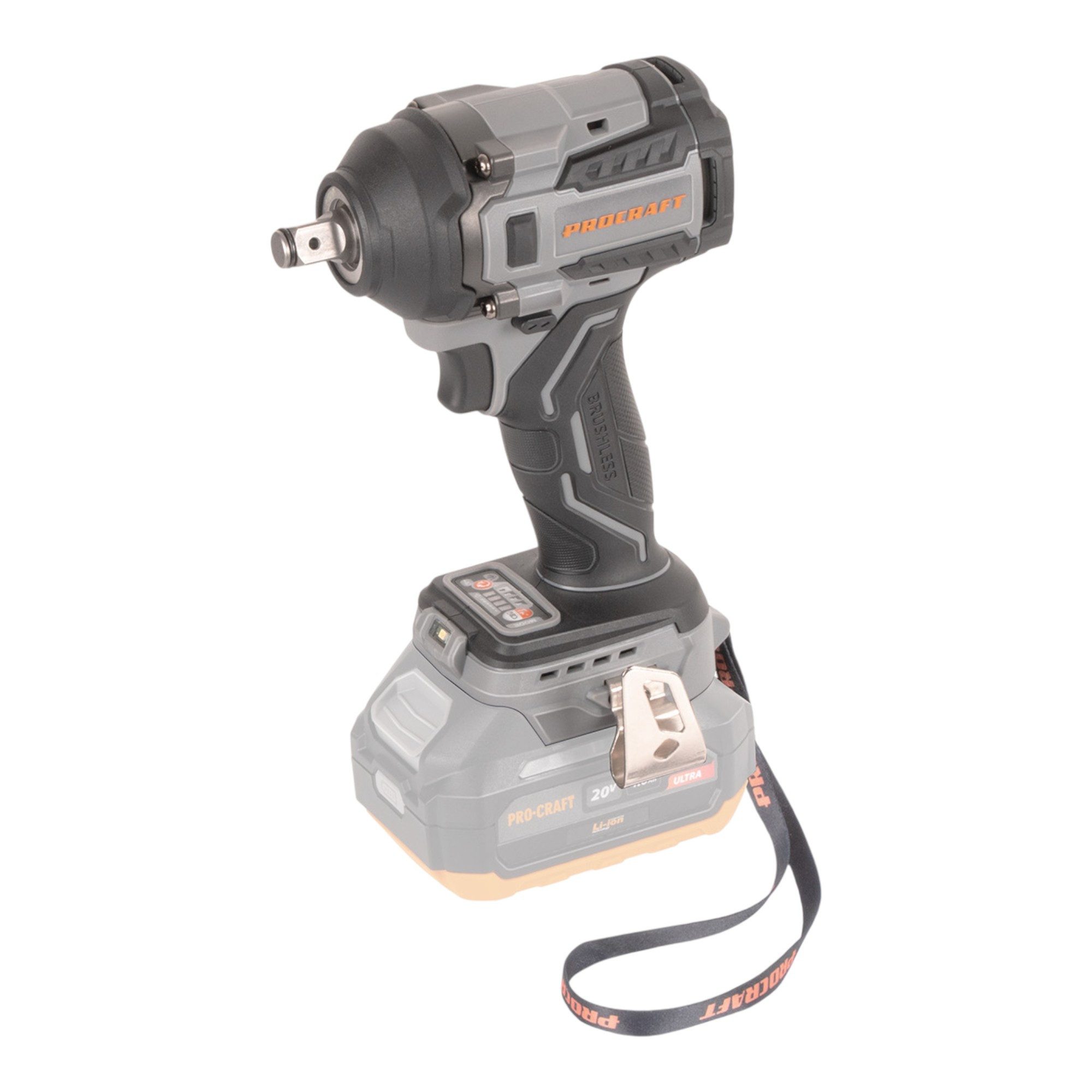 PROCRAFT industrial Akku-Schlagschrauber IW550Abb 20 V 550 Nm + 1x Akku 4,0Ah + Ladegerät + RHINO Toolcase