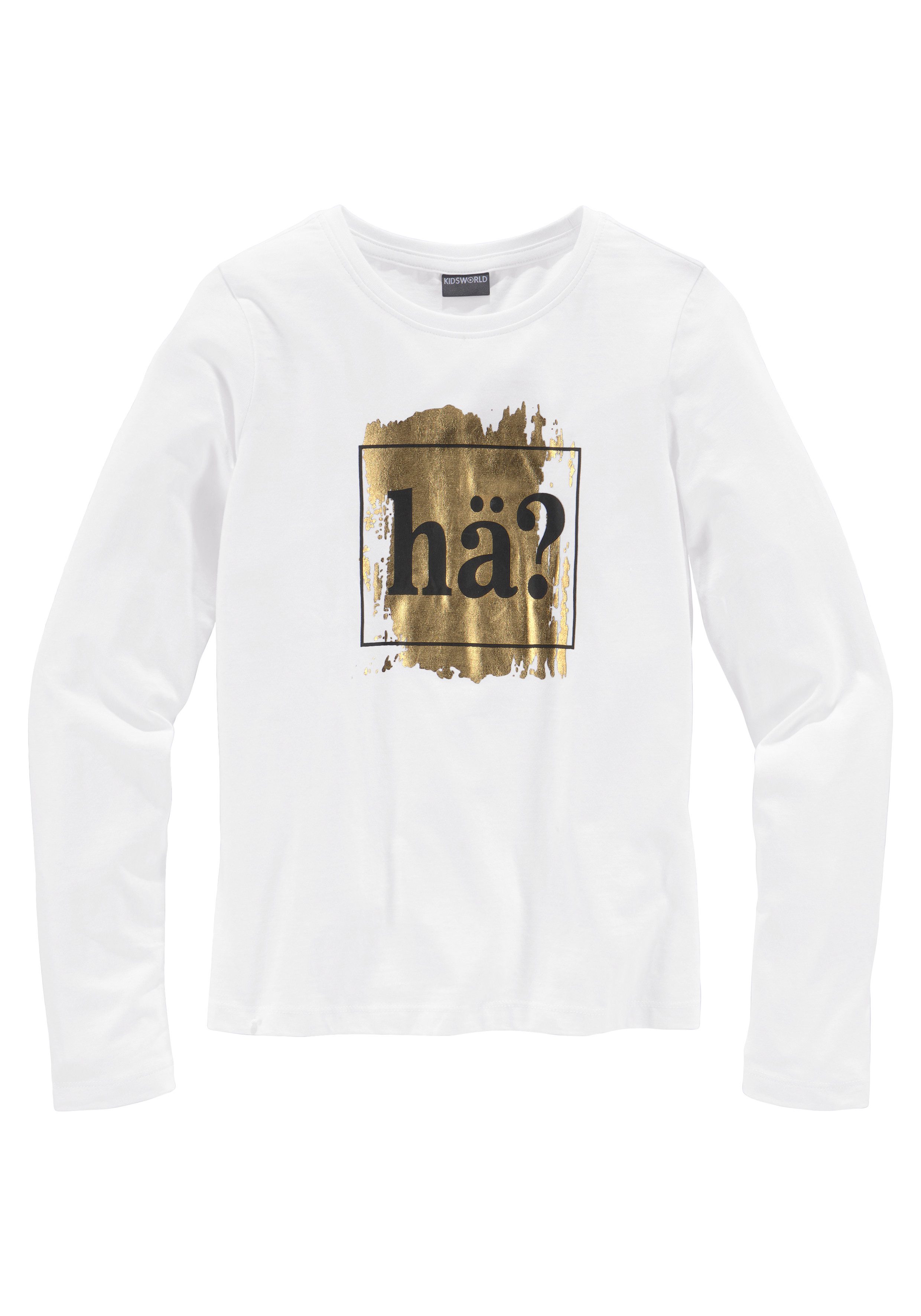 Langarmshirt Sprücheshirt