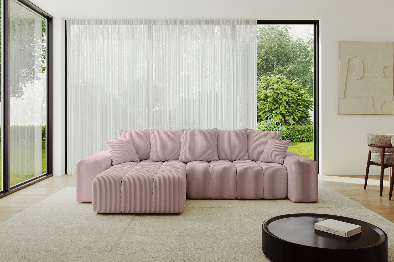 ALTDECOR Ecksofa ENIL-L, Couch mit Schlaffunktion, günstig online kaufen