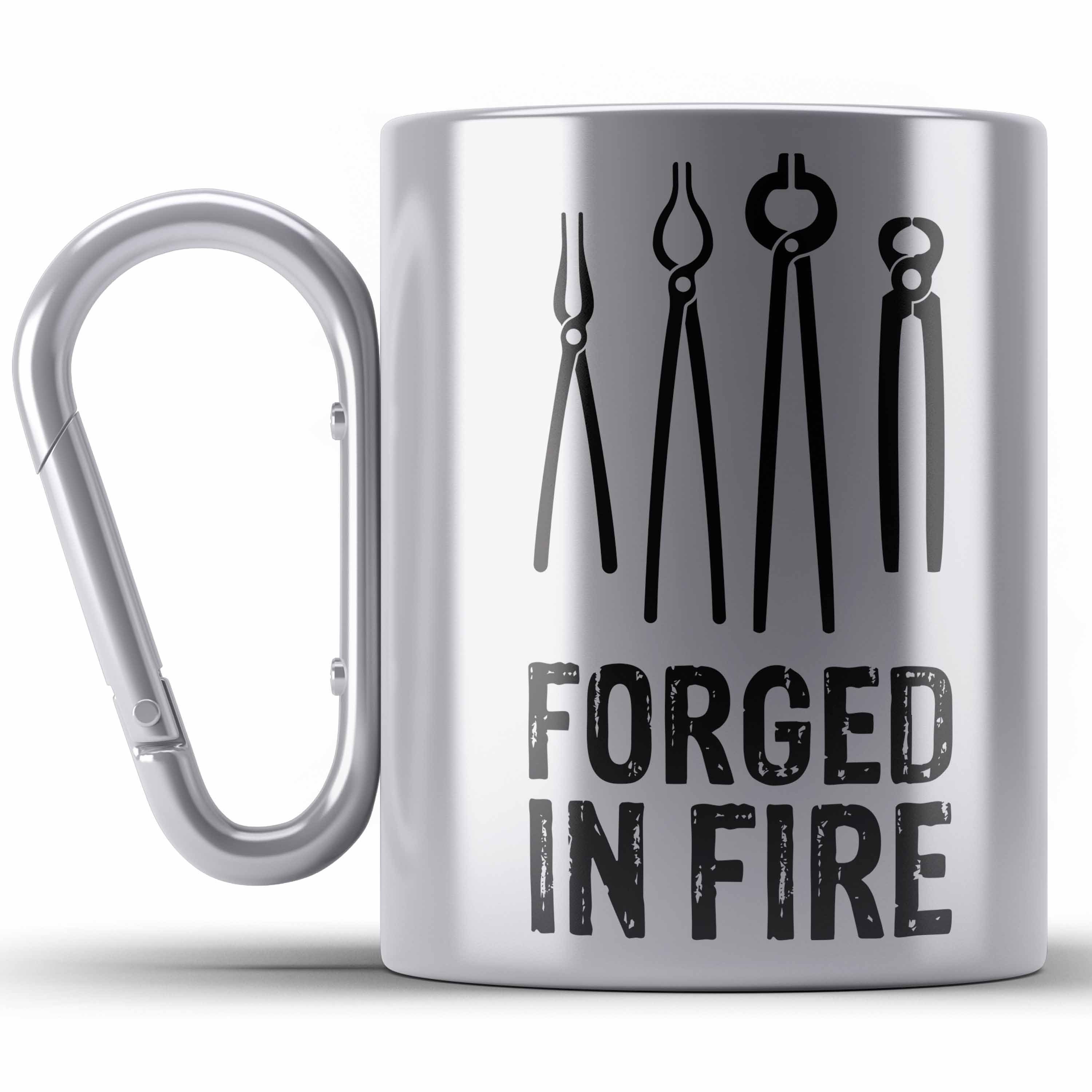 Trendation Thermotasse Schmied Geschenke Edelstahl Tasse Spruch
